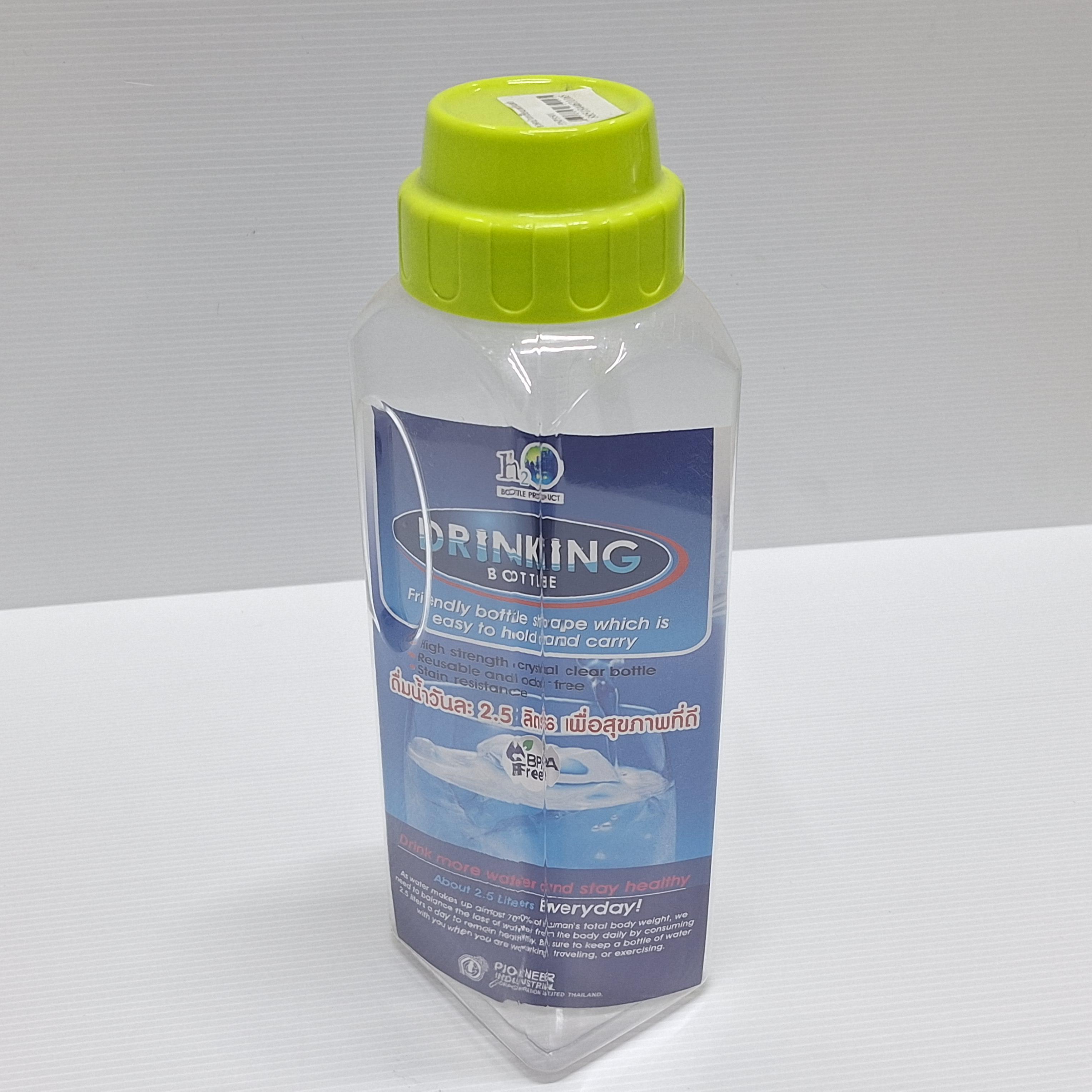 ขวดน้ำเหลี่ยมพร้อมฝา PNP3501 ขวดน้ำเหลี่ยมพร้อมฝา PNP3501 - ดำรงค์โฮมพลัส