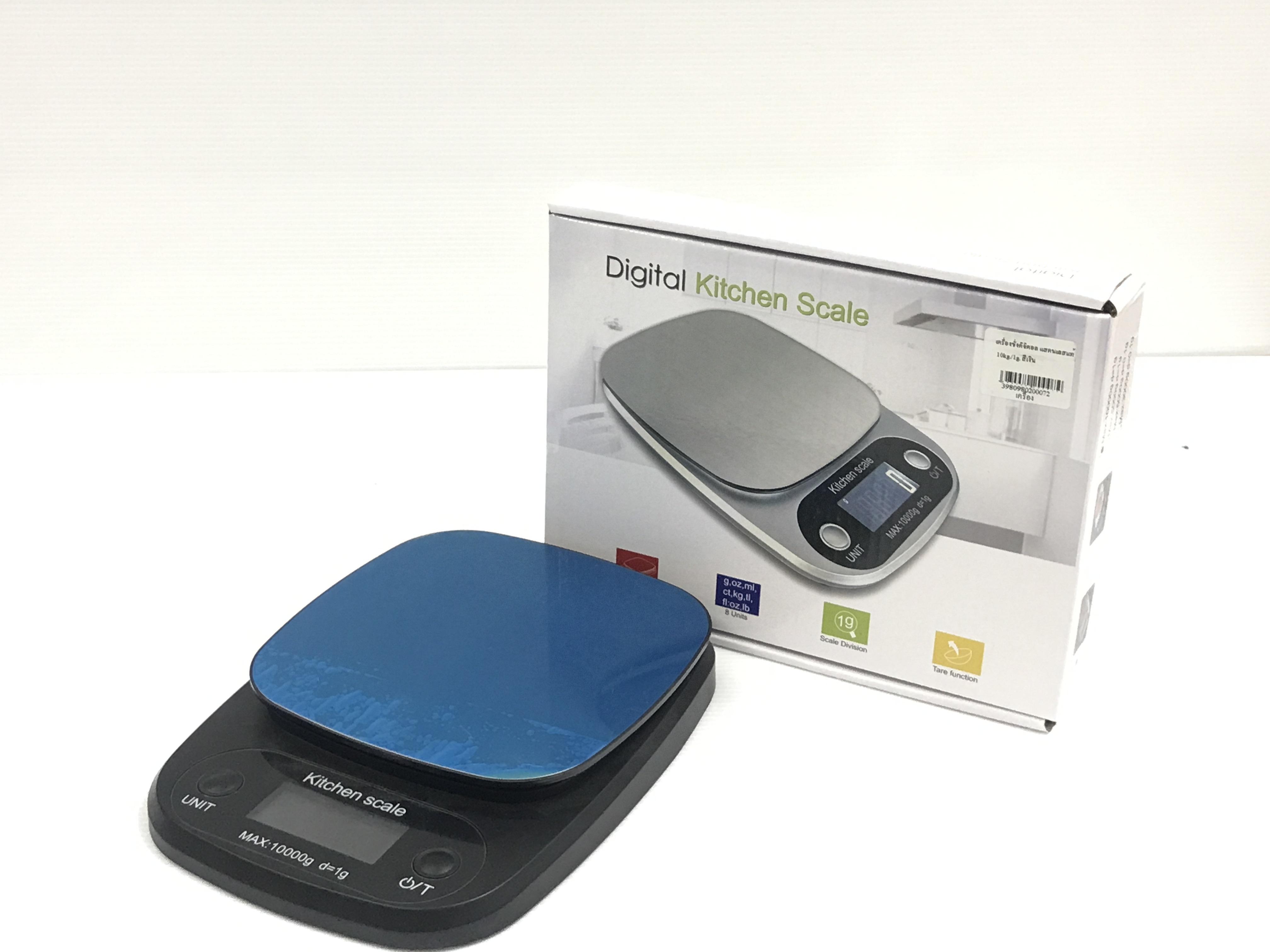 เครื่องชั่งดิจิตอล แสตนเลสแท้ 10kg./1g. สีเงิน เครื่องชั่งดิจิตอล แสตนเลสแท้ 10kg./1g. สีเงิน - ดำรงค์โฮมพลัส