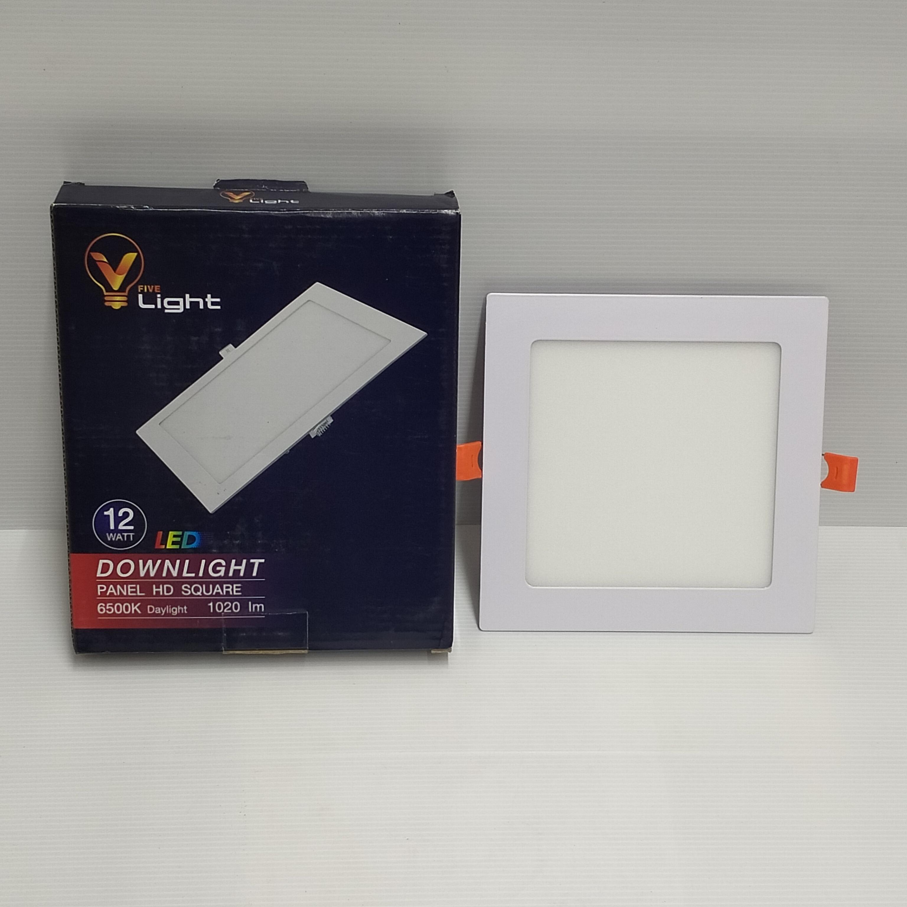VLIGHT โคมพาร์เนลทรงเหลี่ยม เดย์ไลท์ แบบฝัง 12W 5นิ้ว VLIGHT โคมพาร์เนลทรงเหลี่ยม เดย์ไลท์ แบบฝัง 12W 5นิ้ว - ดำรงค์โฮมพลัส