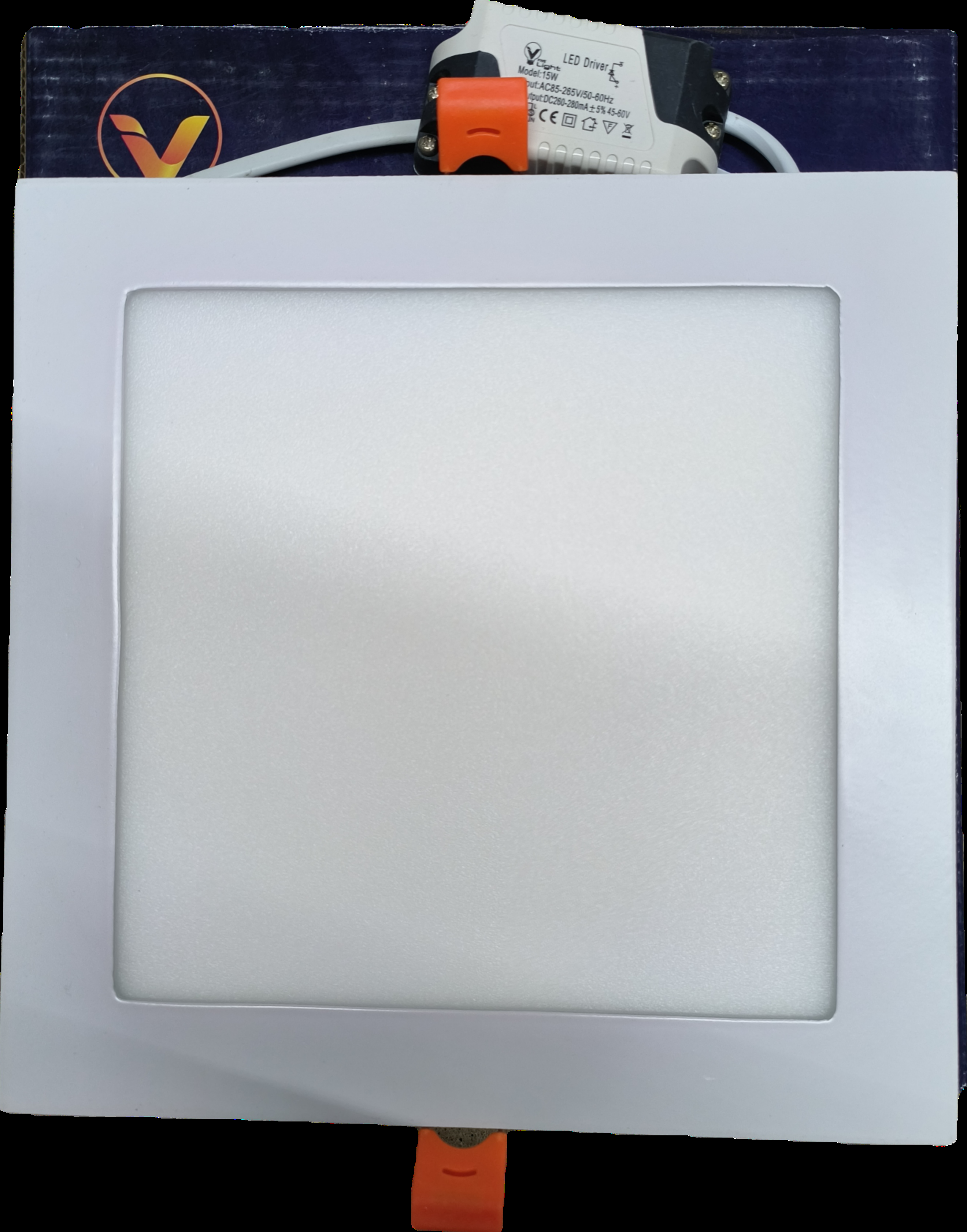 VLIGHT โคมพาร์เนลทรงเหลี่ยม เดย์ไลท์ แบบลอย 15W 6นิ้ว VLIGHT โคมพาร์เนลทรงเหลี่ยม เดย์ไลท์ แบบลอย 15W 6นิ้ว - ดำรงค์โฮมพลัส