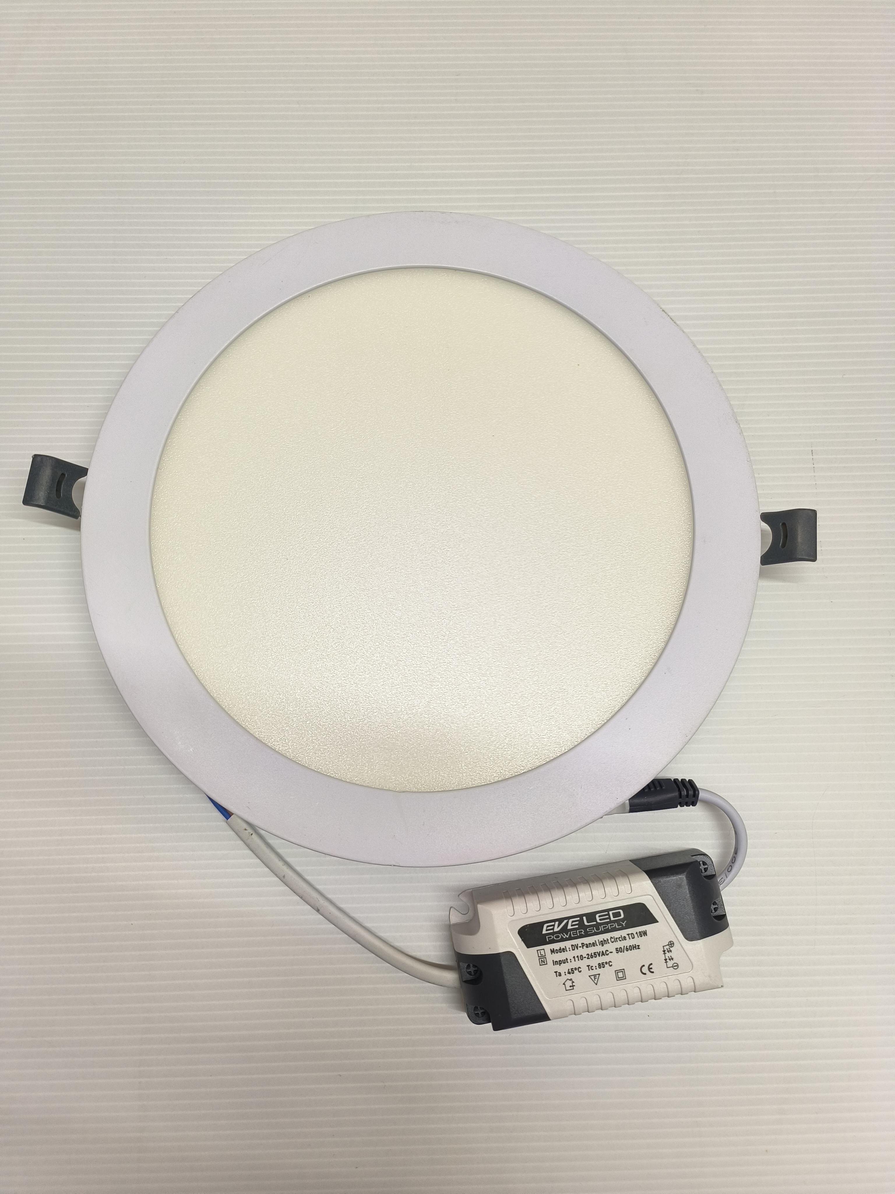 โคมพาเนลไลน์ LED หน้ากลม TD 18วัตต์ วอร์มไวท์ EVE โคมพาเนลไลน์ LED หน้ากลม TD 18วัตต์ วอร์มไวท์ EVE - ดำรงค์โฮมพลัส