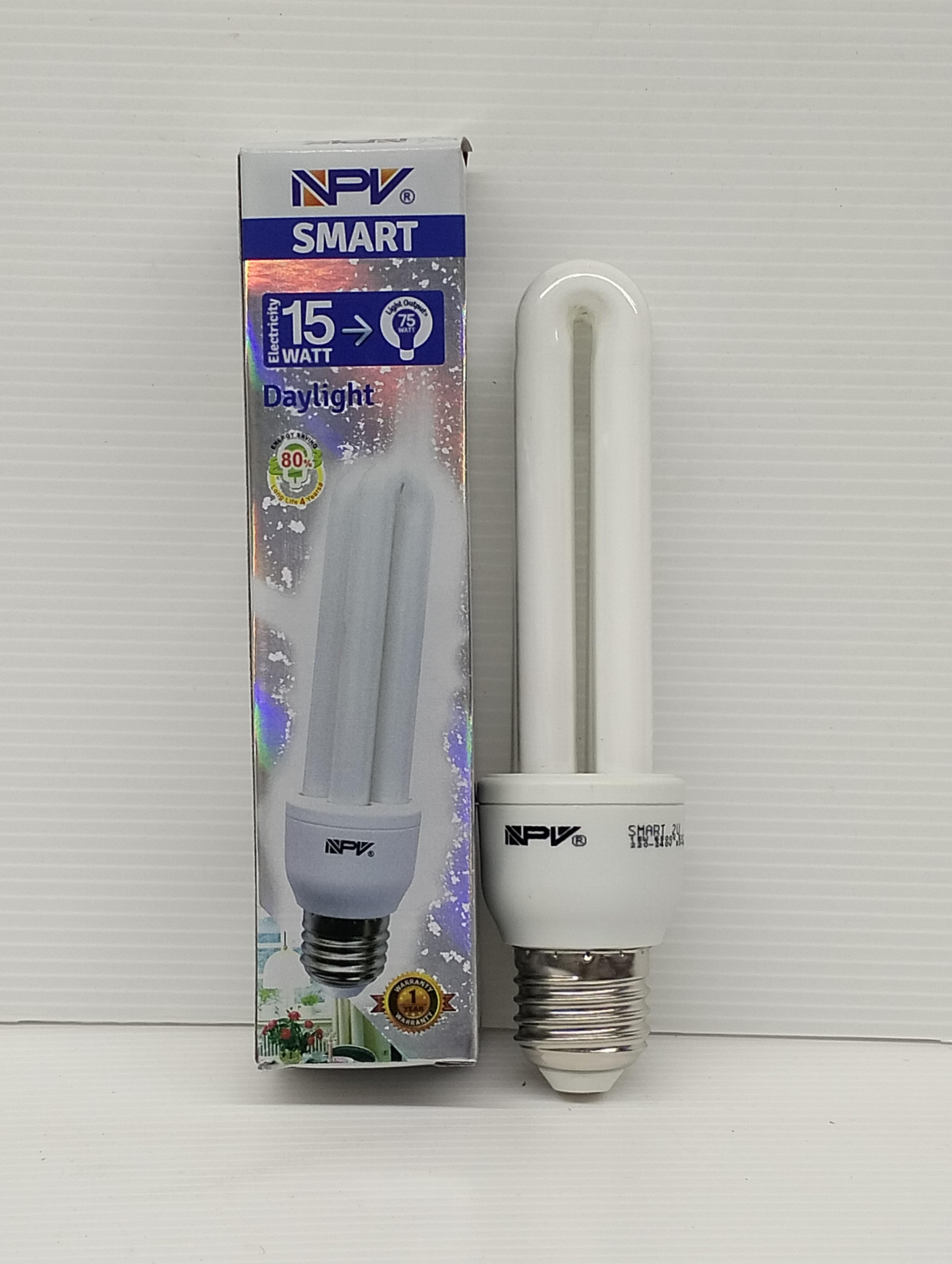 หลอดตะเกียบ เกลียว 15W NPV หลอดตะเกียบ เกลียว 15W NPV - ดำรงค์โฮมพลัส