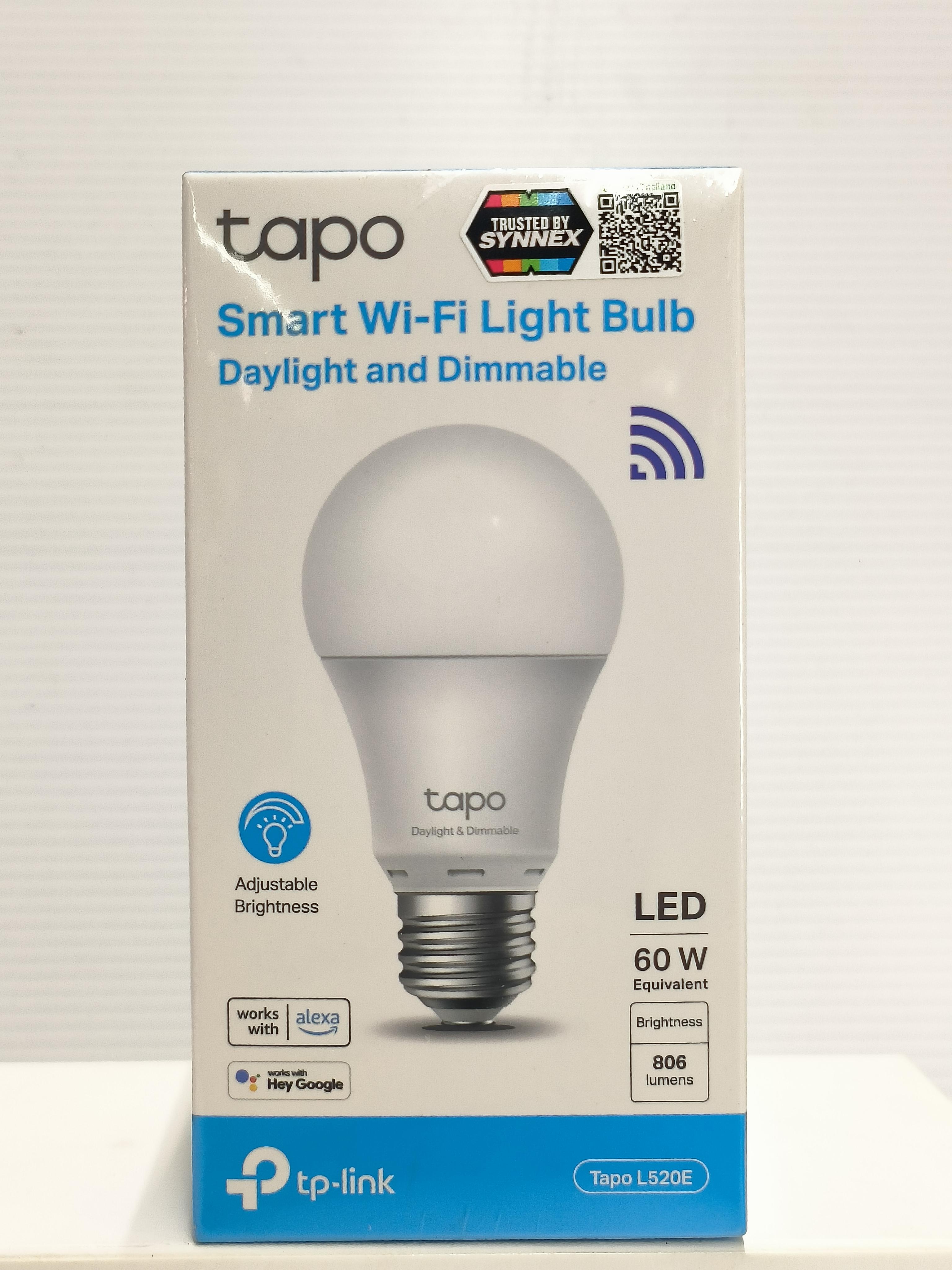TP LINK หลอดไฟอัจฉริยะ TAPO-L520E A60 8วัตต์ TP LINK หลอดไฟอัจฉริยะ TAPO-L520E A60 8วัตต์ - ดำรงค์โฮมพลัส