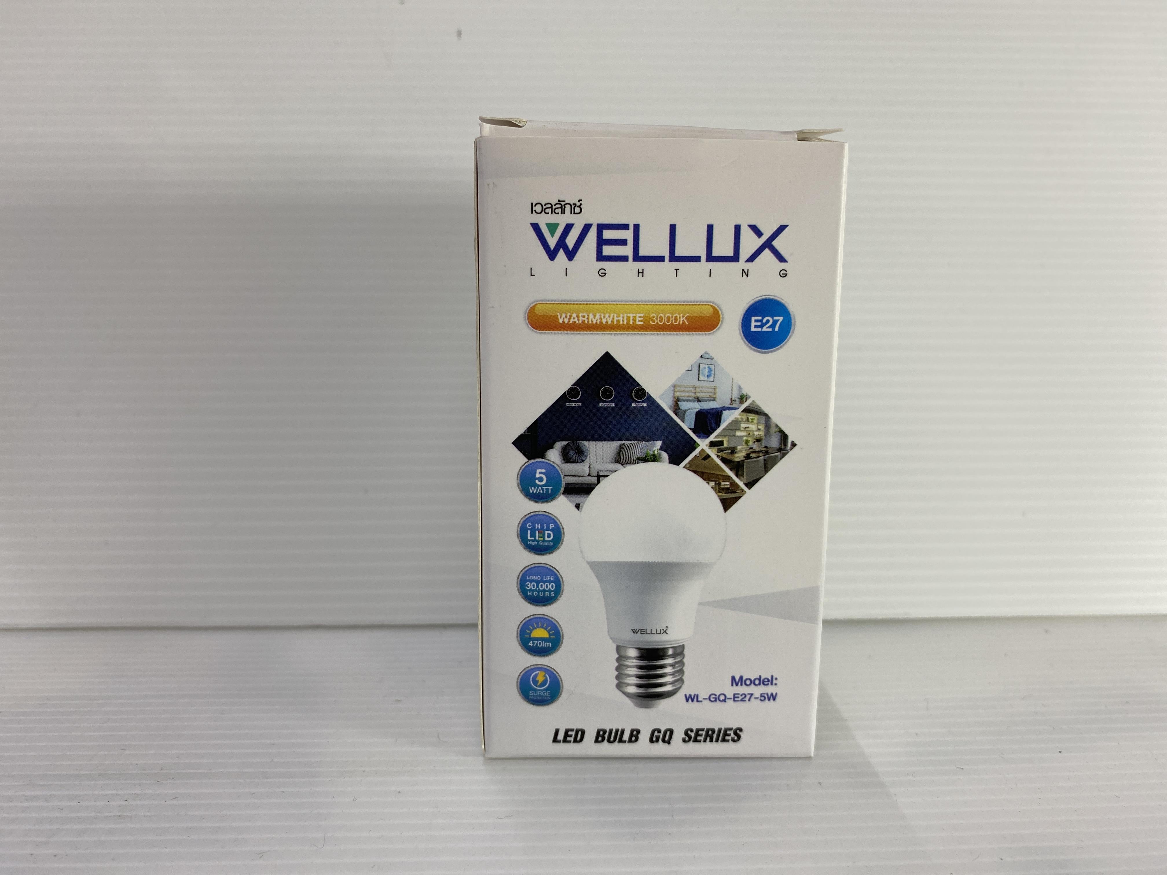 WELLUX WL-Bulb GQ Series 5 วัตต์ E27 แสงเหลือง