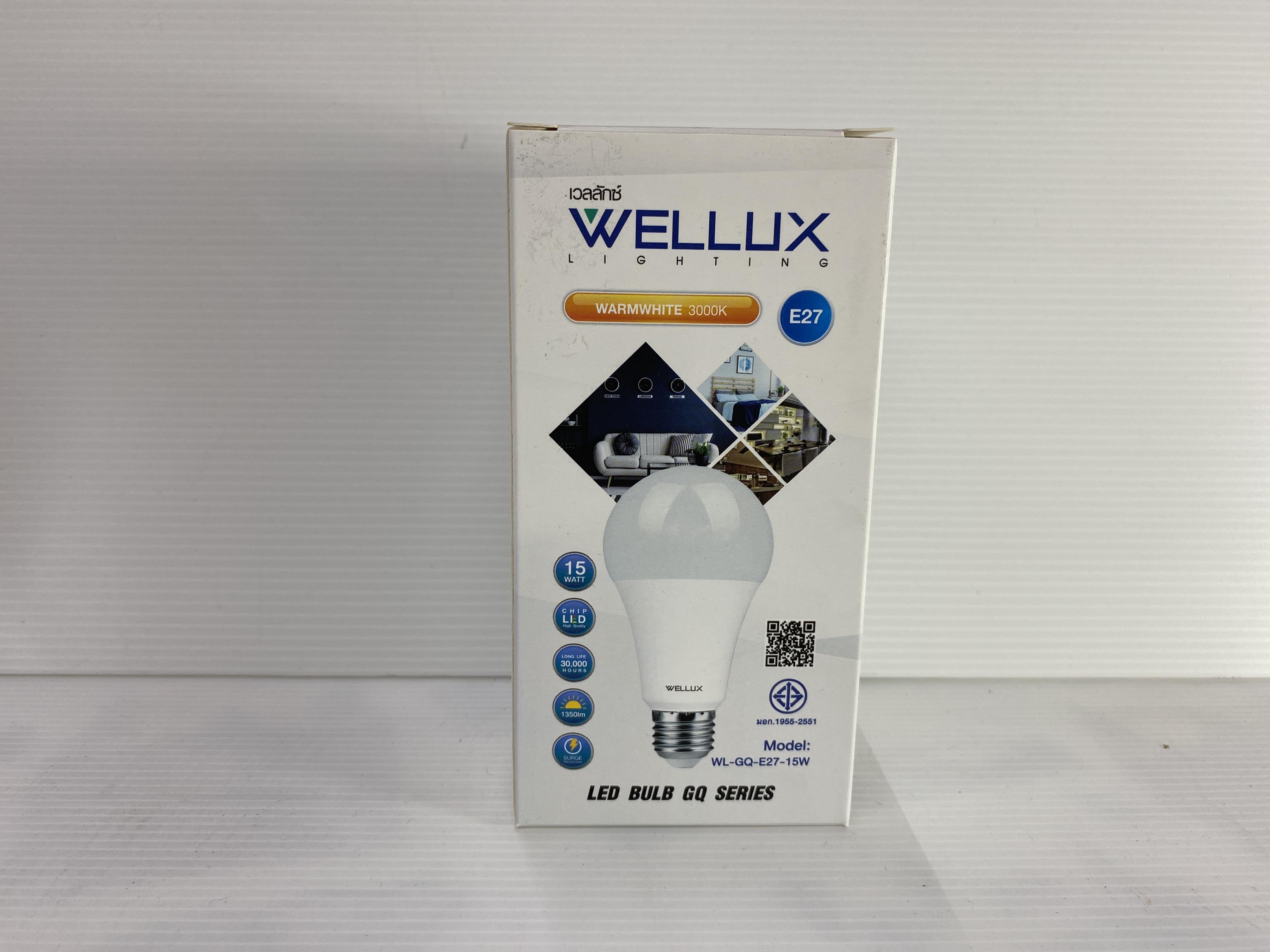 WELLUX WL-Bulb GQ Series 15 วัตต์ E27 แสงเหลือง WELLUX WL-Bulb GQ Series 15 วัตต์ E27 แสงเหลือง - ดำรงค์โฮมพลัส
