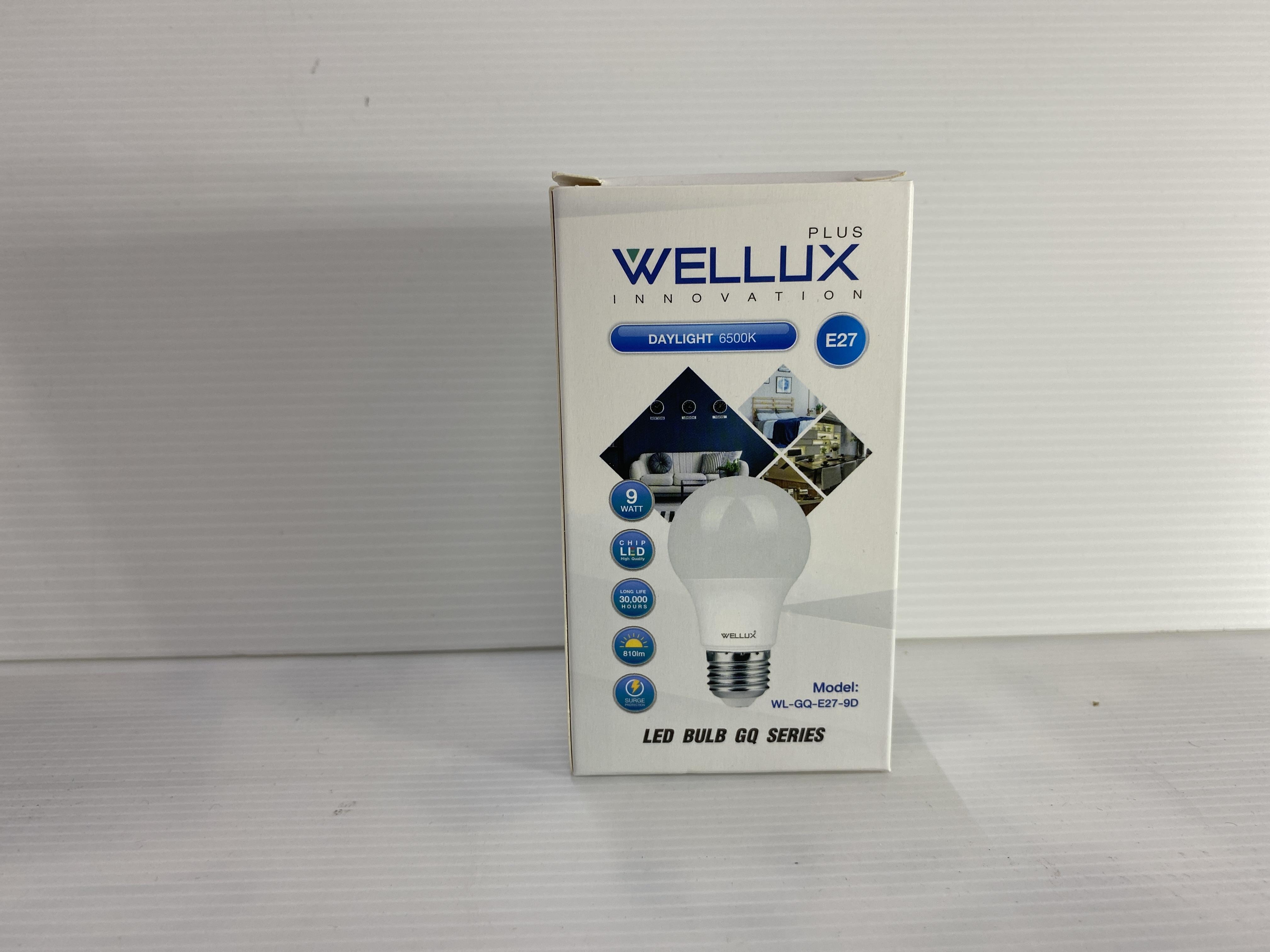 WELLUX WL-Bulb GQ Series 9 วัตต์ E27 แสงขาว