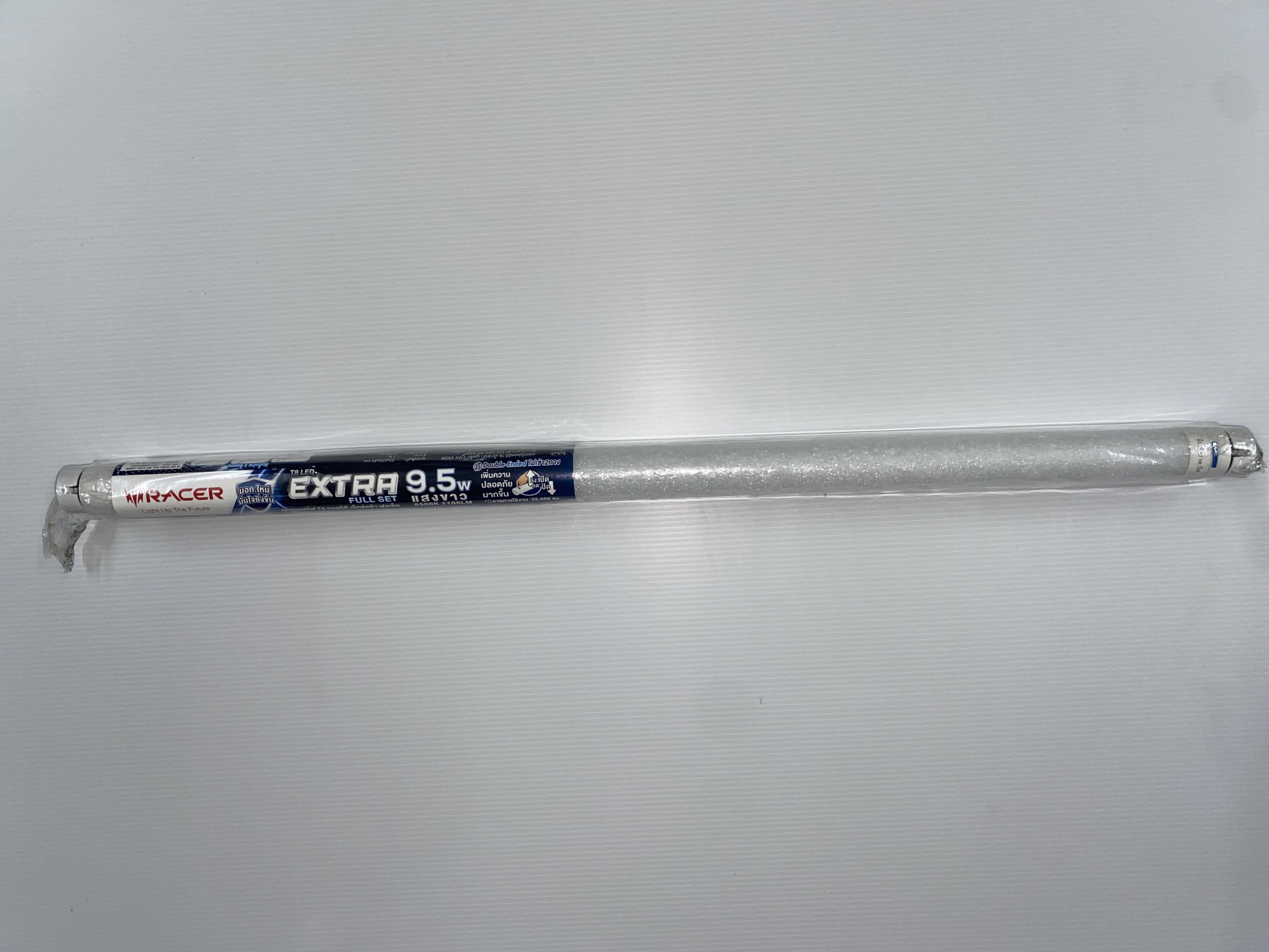 RACER หลอดไฟ LED T8 เอ็กซ์ตร้า ฟลูเซ็ท 9.5วัตต์ แสงขาว (24/ลัง) RACER หลอดไฟ LED T8 เอ็กซ์ตร้า ฟลูเซ็ท 9.5วัตต์ แสงขาว (24/ลัง) - ดำรงค์โฮมพลัส
