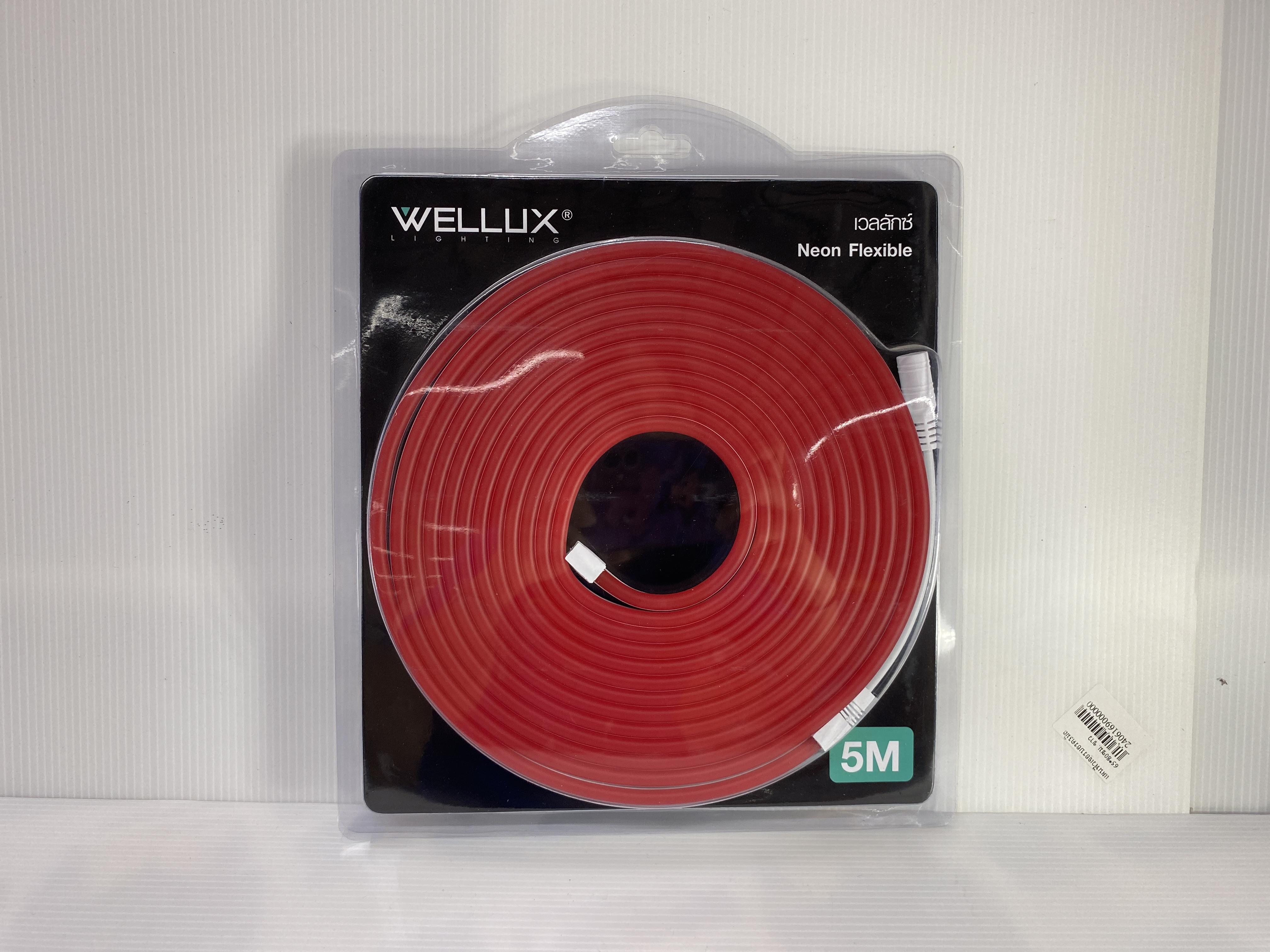 WELLUX นีออนเฟล็ก NF-12V 5 เมตร Red