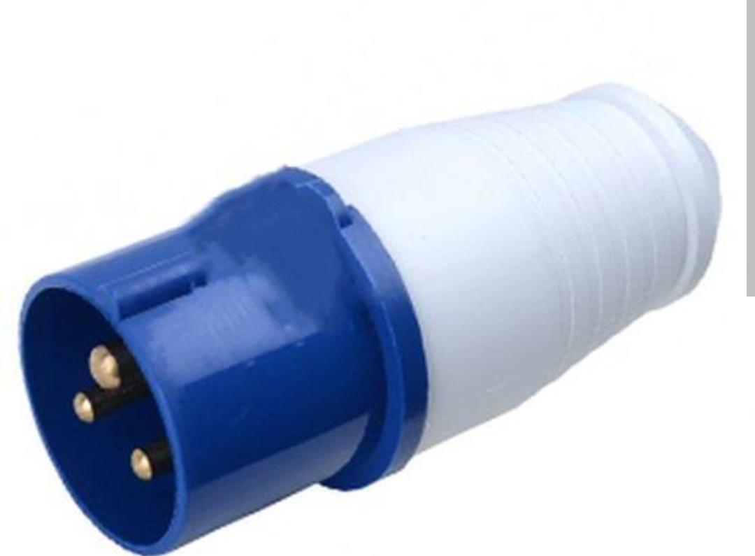 LONGWELL พาวเวอร์ปลั๊ก ตัวผู้ 2P+E 16A IP44 (N) (RG-P013)