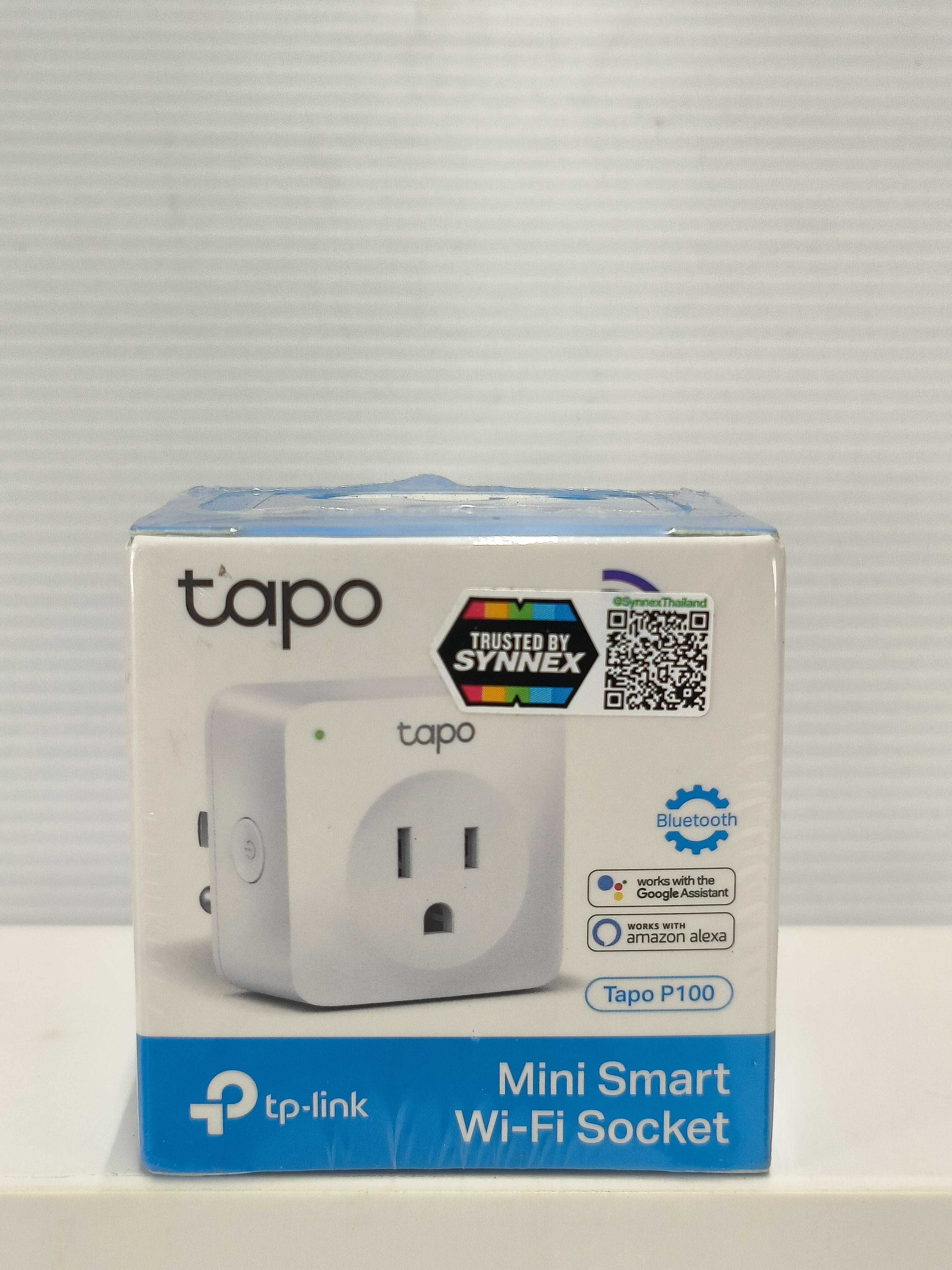 TP LINK ปลั๊กไฟอัจฉริยะ Mini Smart Wi-Fi Socket Tapo P100 TP LINK ปลั๊กไฟอัจฉริยะ Mini Smart Wi-Fi Socket Tapo P100 - ดำรงค์โฮมพลัส