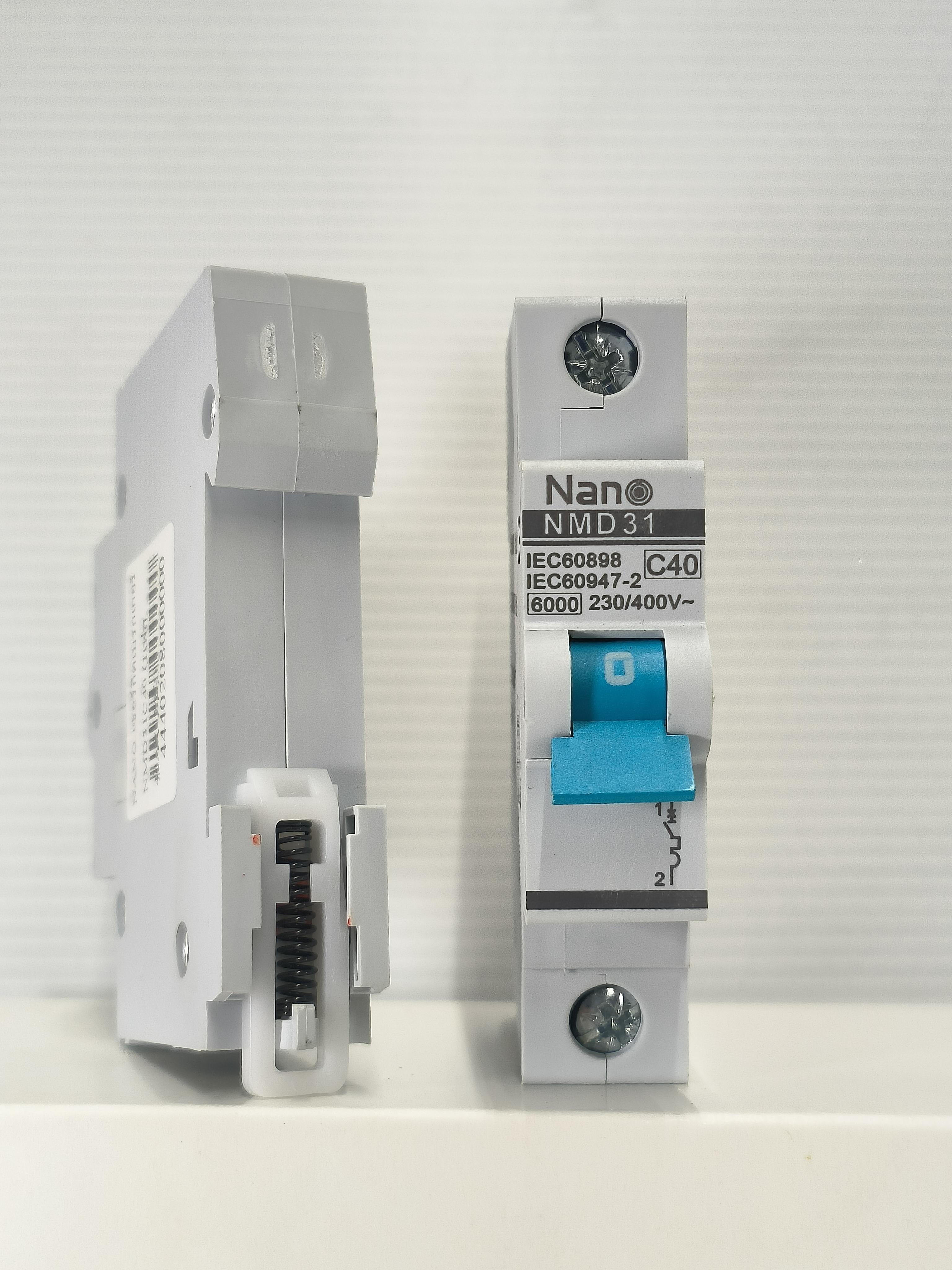 NANO เซอร์กิตเบรกเกอร์ NMD31C40 (1เฟส 40A)(12/ลัง) NANO เซอร์กิตเบรกเกอร์ NMD31C40 (1เฟส 40A)(12/ลัง) - ดำรงค์โฮมพลัส