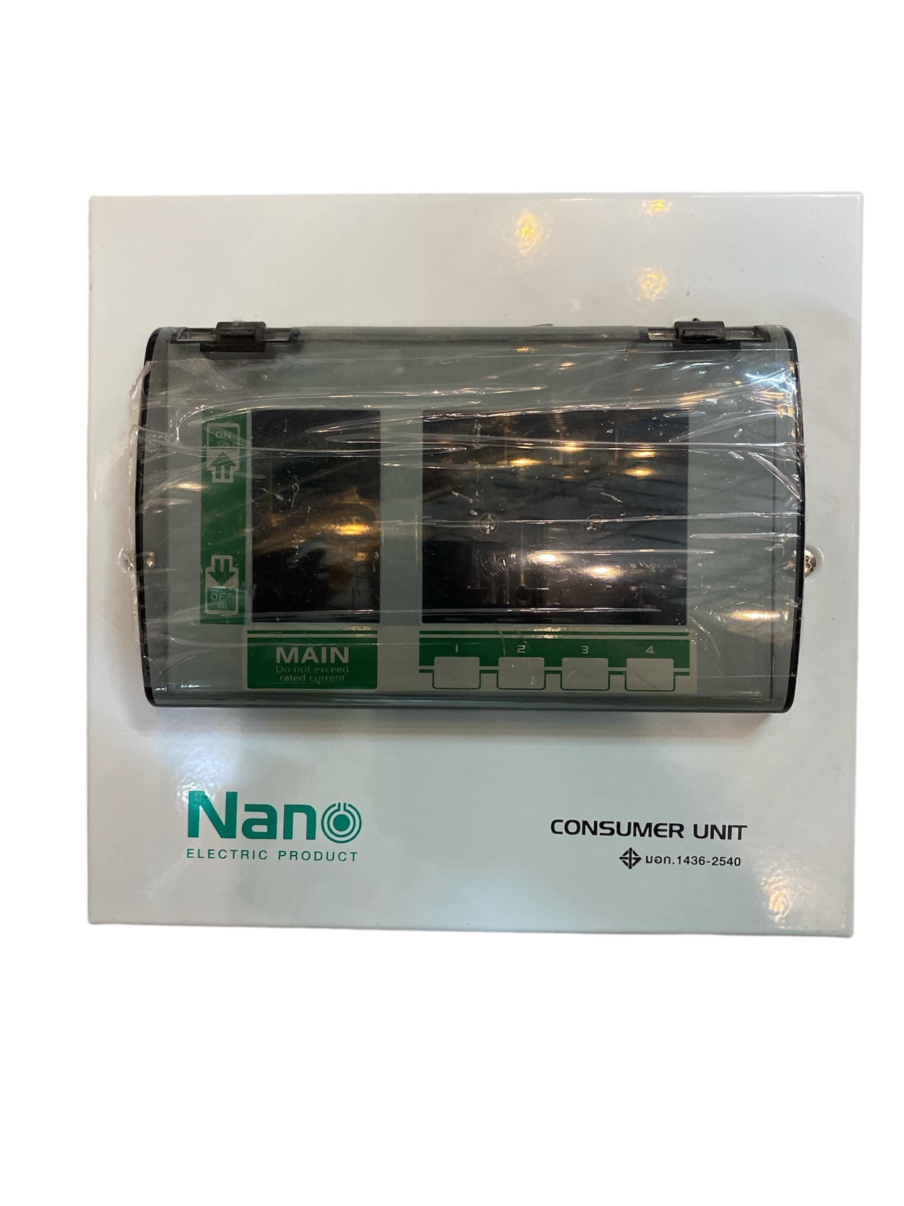 NANO ตู้คอนซูมเมอร์ ตู้เปล่า PCU04 (ปลั๊กออน เมน+ลูก) 4ช่อง แบบเสียบ(12/ลัง) NANO ตู้คอนซูมเมอร์ ตู้เปล่า PCU04 (ปลั๊กออน เมน+ลูก) 4ช่อง แบบเสียบ(12/ลัง) - ดำรงค์โฮมพลัส