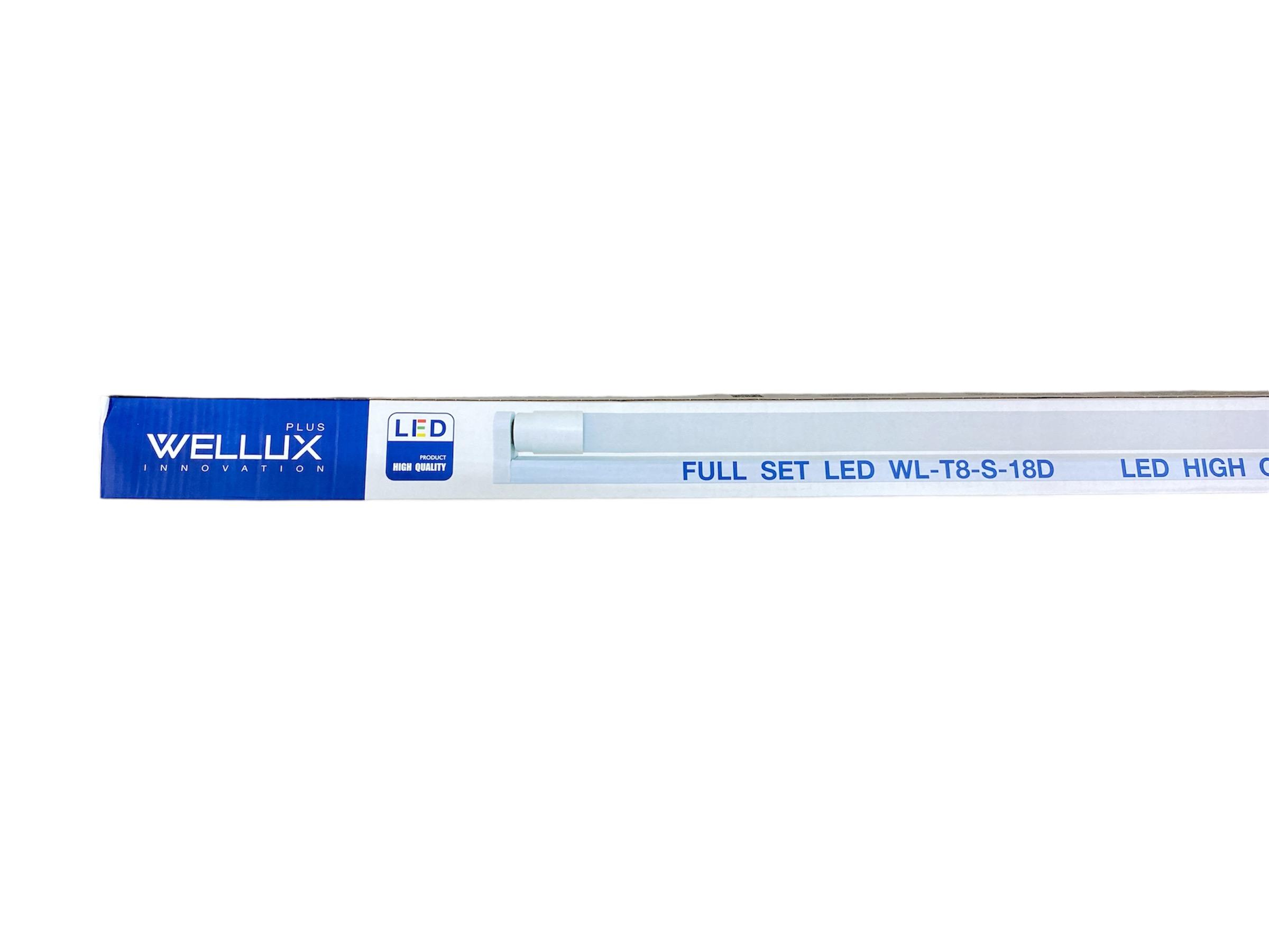 WELLUX WL-ชุดราง T8 18วัตต์ 3200 LM แสงขาว WELLUX WL-ชุดราง T8 18วัตต์ 3200 LM แสงขาว - ดำรงค์โฮมพลัส