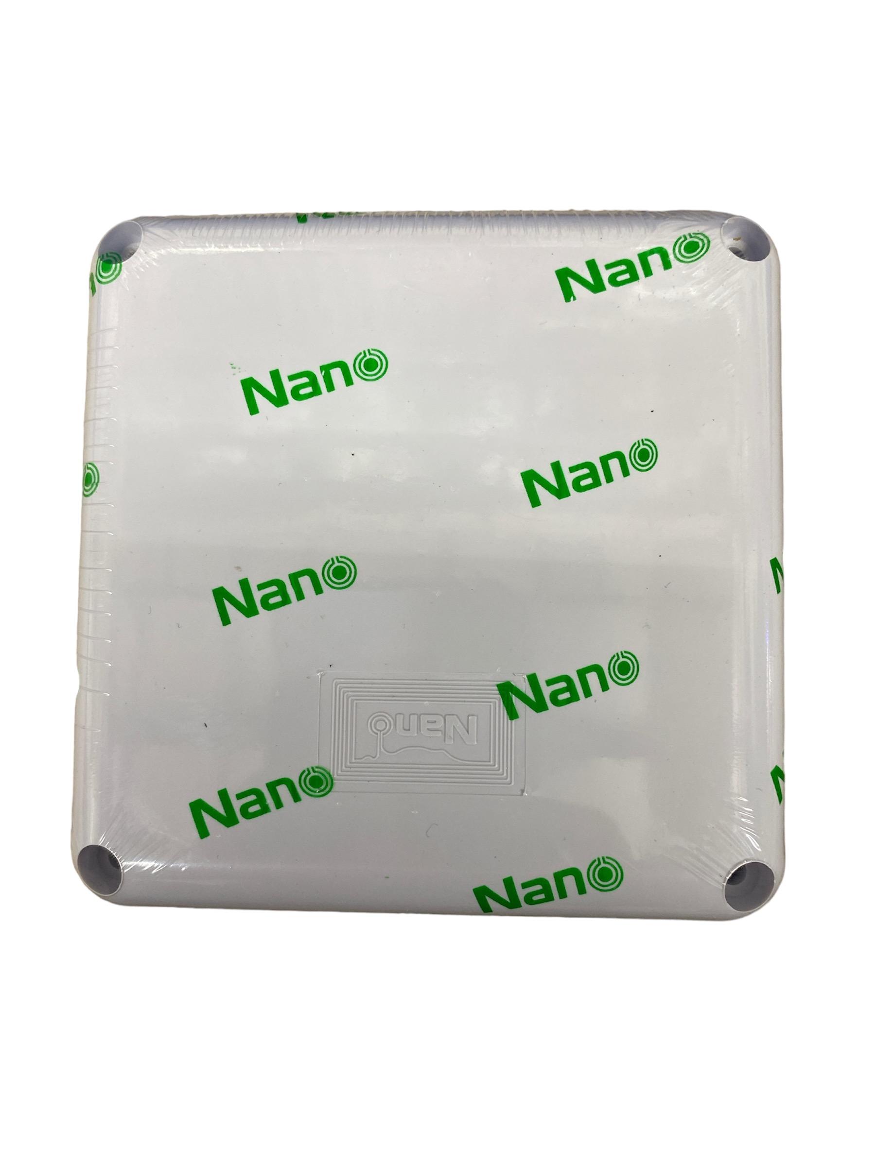 NANO กล่องแยกกันน้ำพลาสติก NANO-202W (109.5*109.5*59.8mm.) ขาว(40/ลัง) NANO กล่องแยกกันน้ำพลาสติก NANO-202W (109.5*109.5*59.8mm.) ขาว(40/ลัง) - ดำรงค์โฮมพลัส