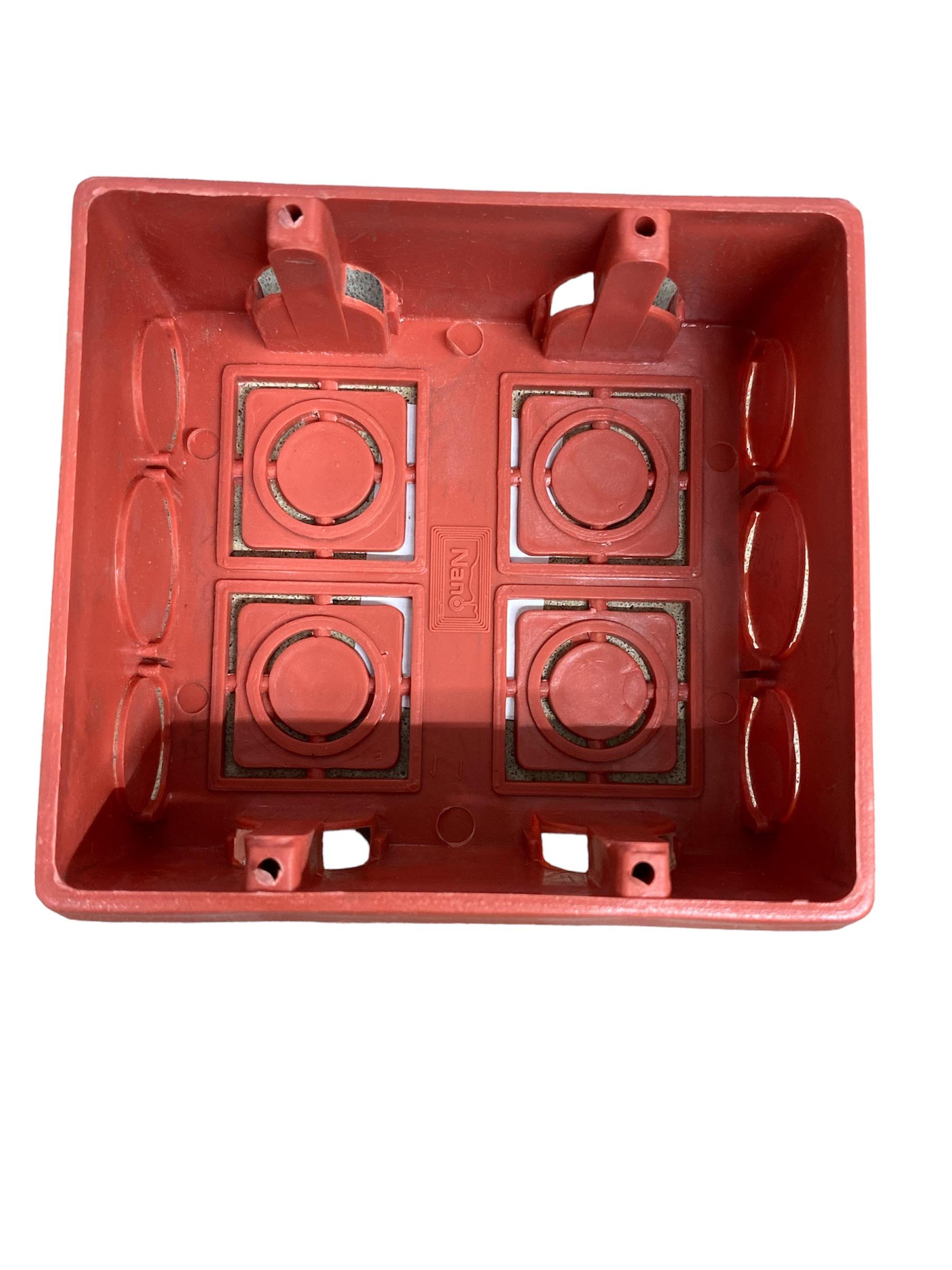 NANO บล็อกฝัง NANO-409 (4*4) ส้ม(100/ลัง) NANO บล็อกฝัง NANO-409 (4*4) ส้ม(100/ลัง) - ดำรงค์โฮมพลัส