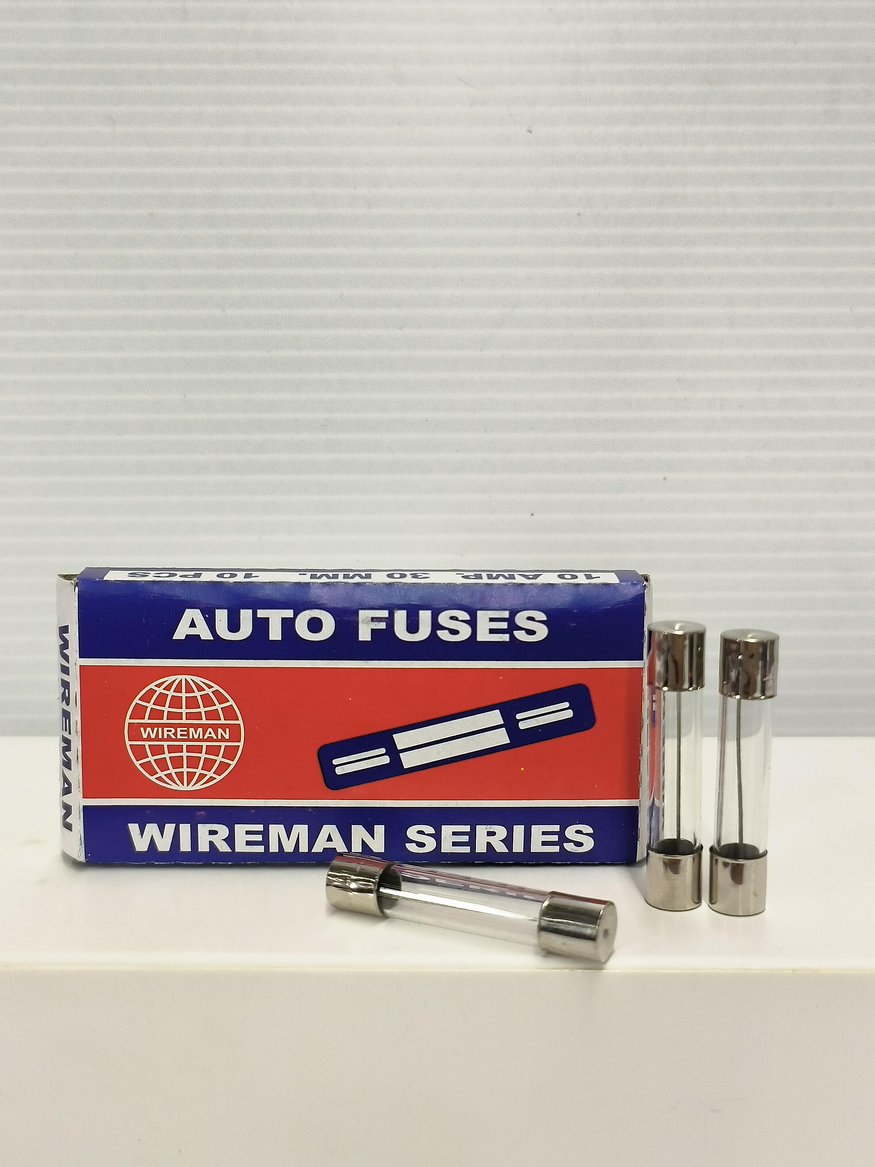 ฟิวส์หลอดแก้ว 30 mm. 10A (ยาว) 10ตัว/กล่อง ฟิวส์หลอดแก้ว 30 mm. 10A (ยาว) 10ตัว/กล่อง - ดำรงค์โฮมพลัส