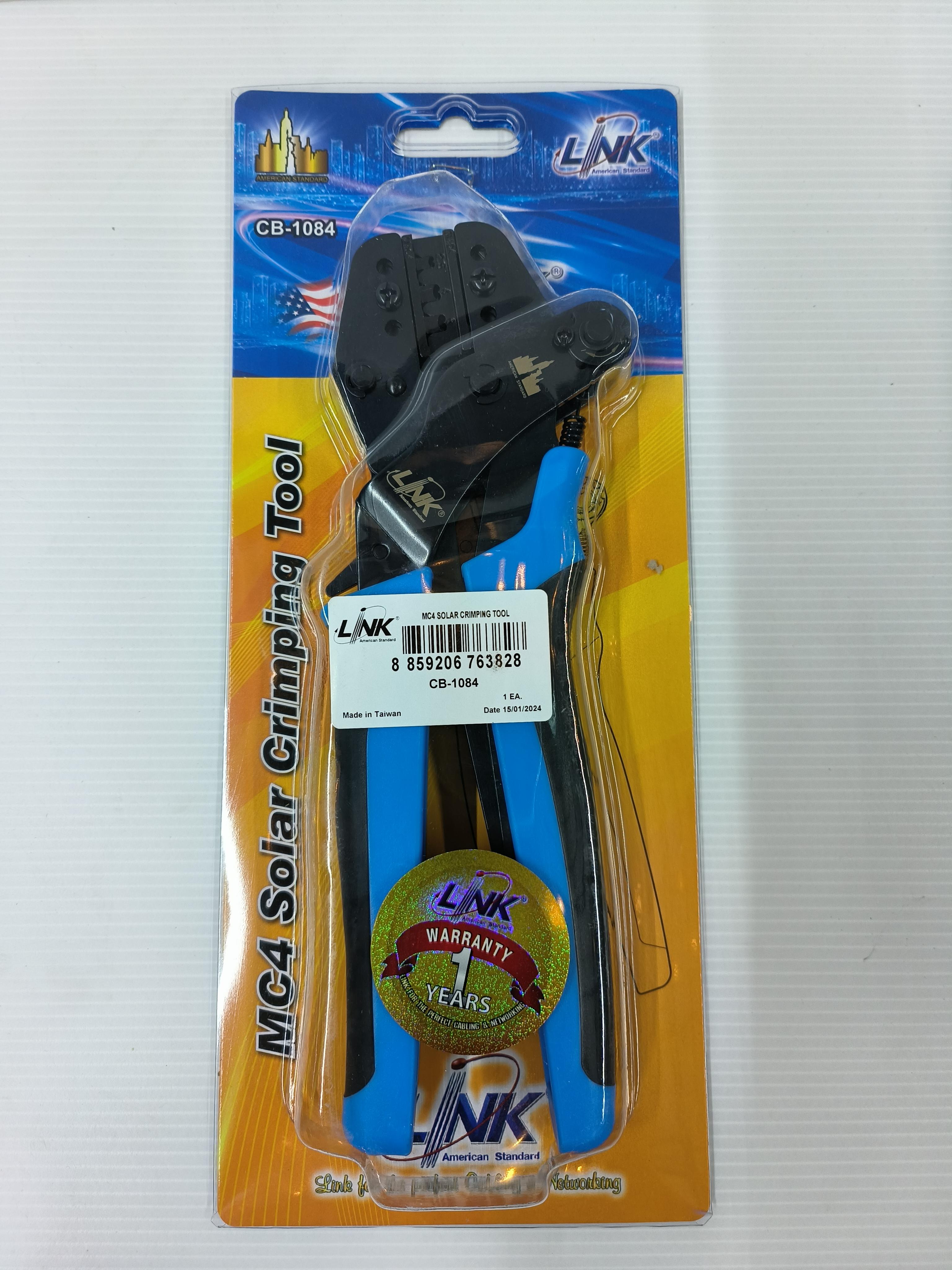 LINK คีมย้ำหัว MC4 CB1084