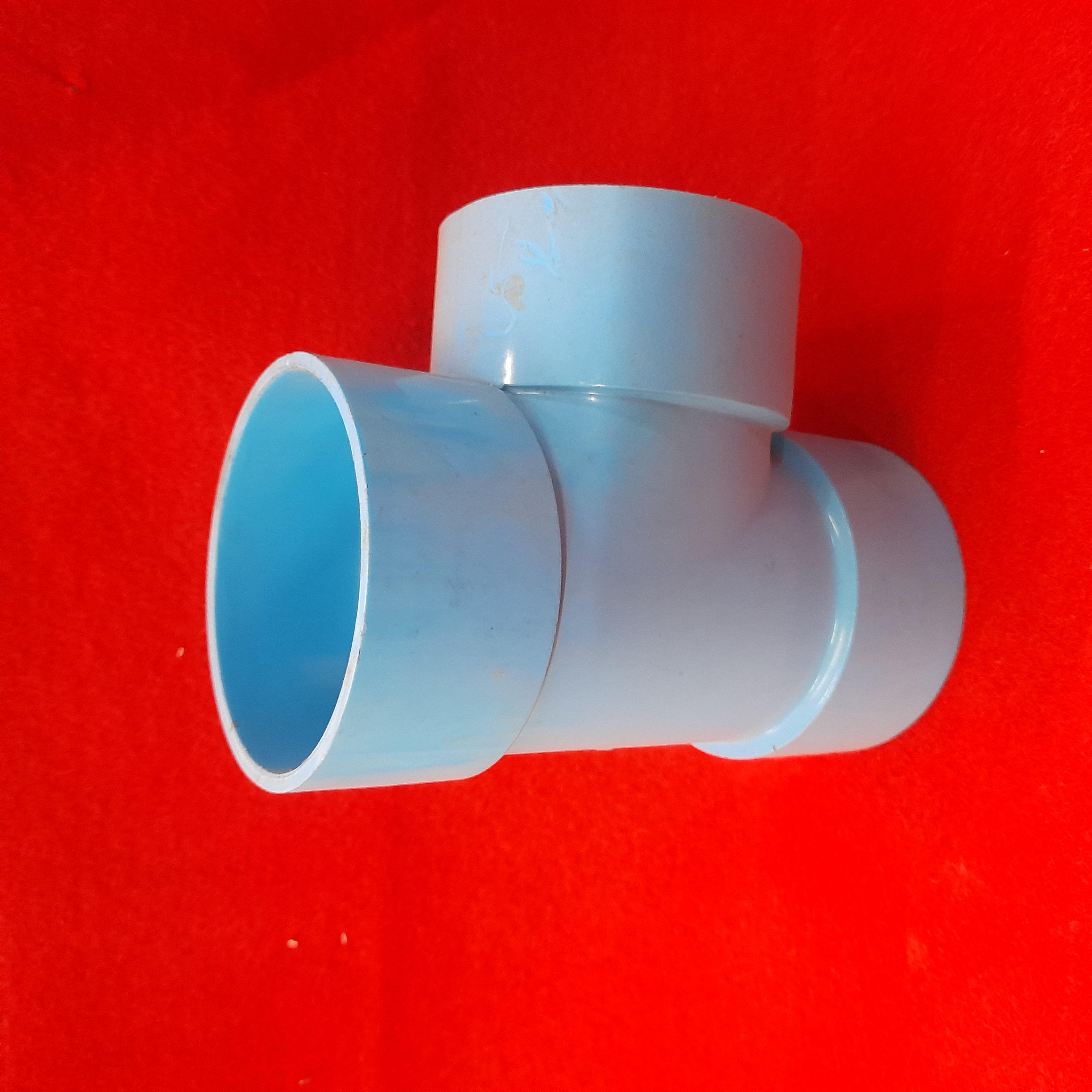 ท่อน้ำไทย สามตาบาง 90 องศา PVC 2-1/2 นิ้ว ท่อน้ำไทย สามตาบาง 90 องศา PVC 2-1/2 นิ้ว - ดำรงค์โฮมพลัส