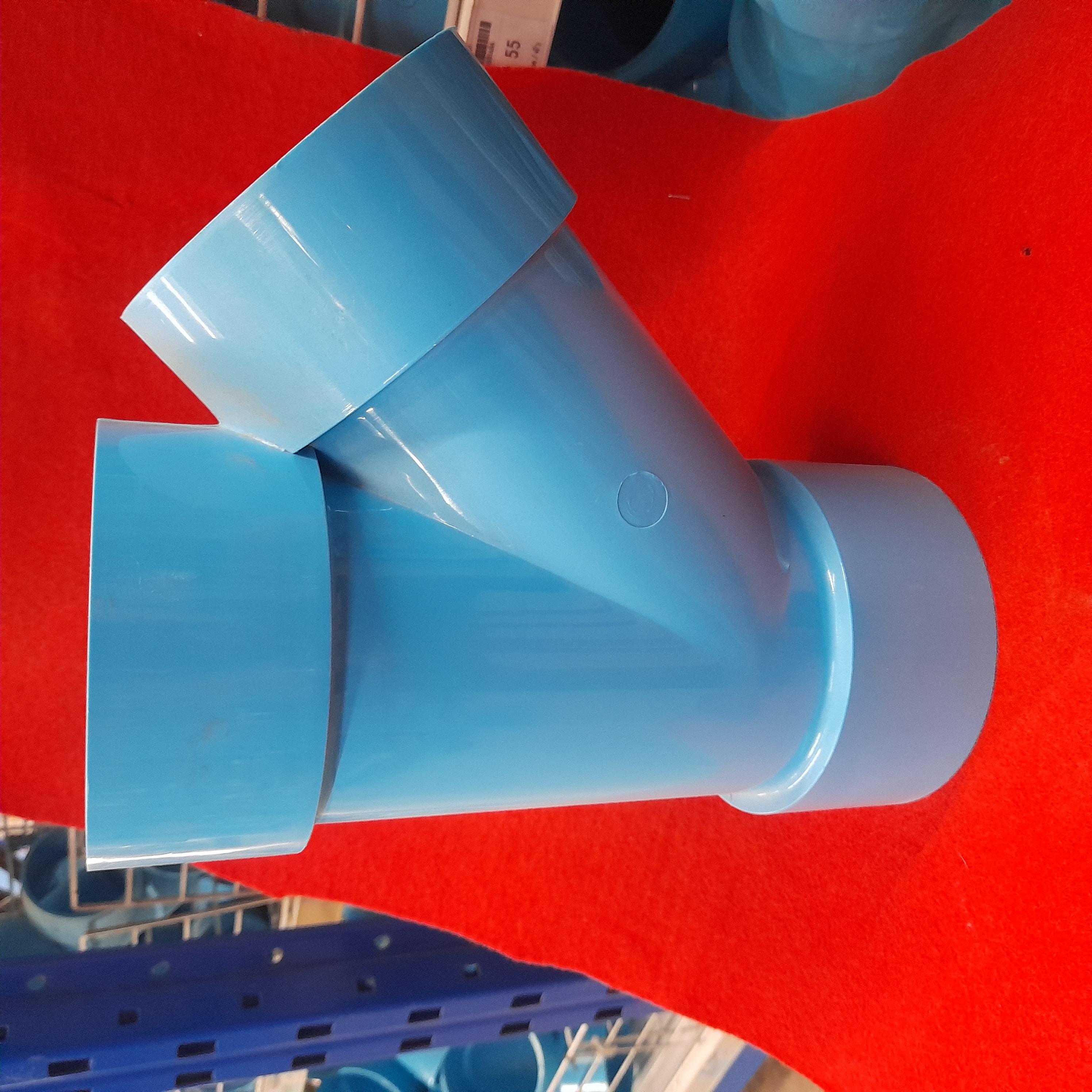 ท่อน้ำไทย สามตาวาย 45 องศา PVC 4 นิ้ว (10/ลัง)