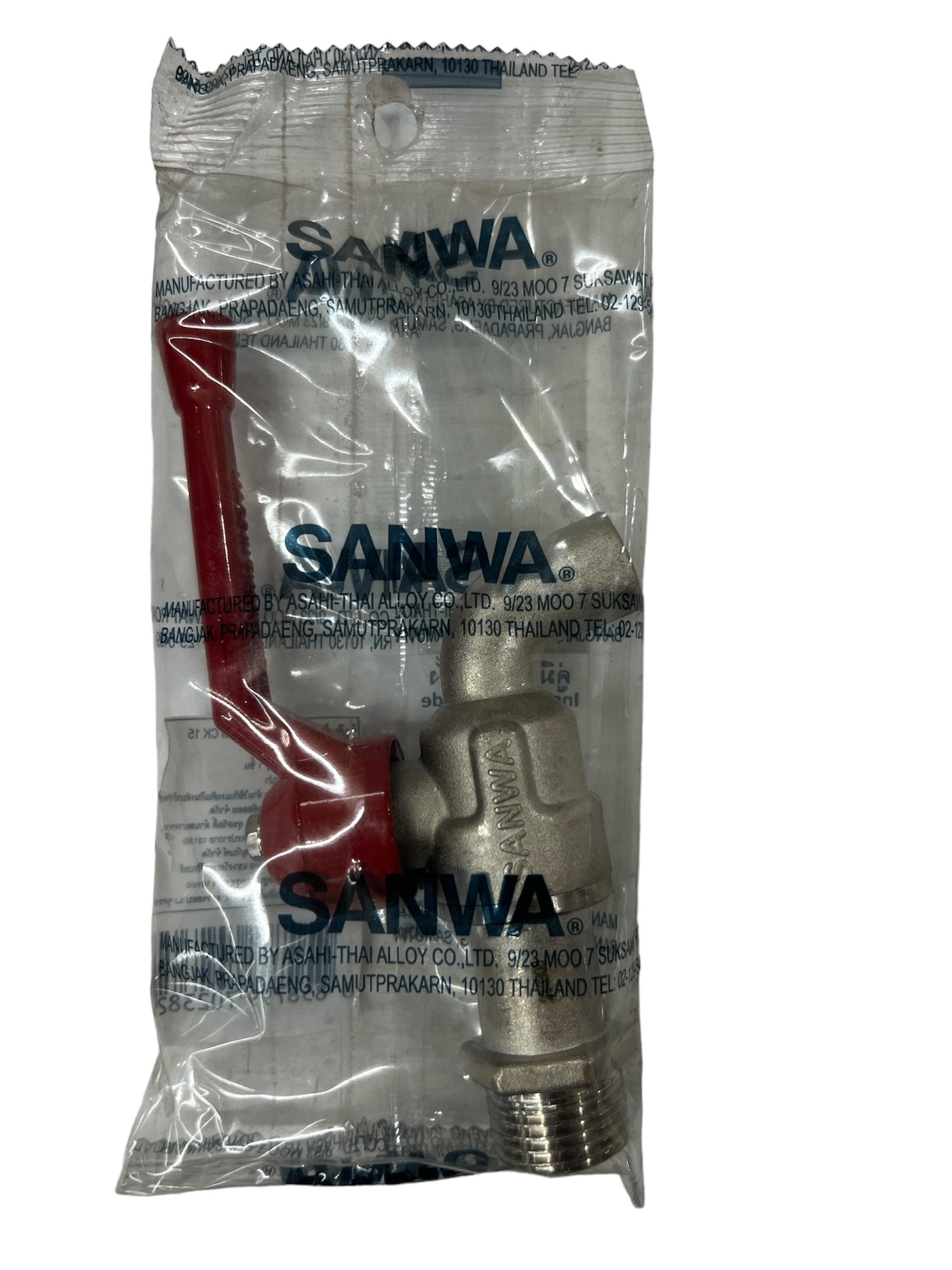 SANWA ก๊อกบอล CK15 1/2 SANWA ก๊อกบอล CK15 1/2 - ดำรงค์โฮมพลัส