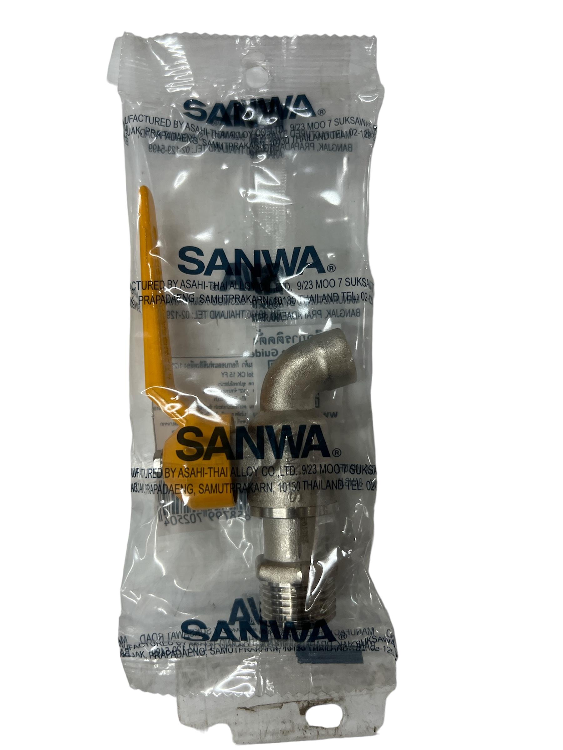 SANWA ก๊อกบอลแฟนซี CK15 FY 1/2 สีเหลือง SANWA ก๊อกบอลแฟนซี CK15 FY 1/2 สีเหลือง - ดำรงค์โฮมพลัส