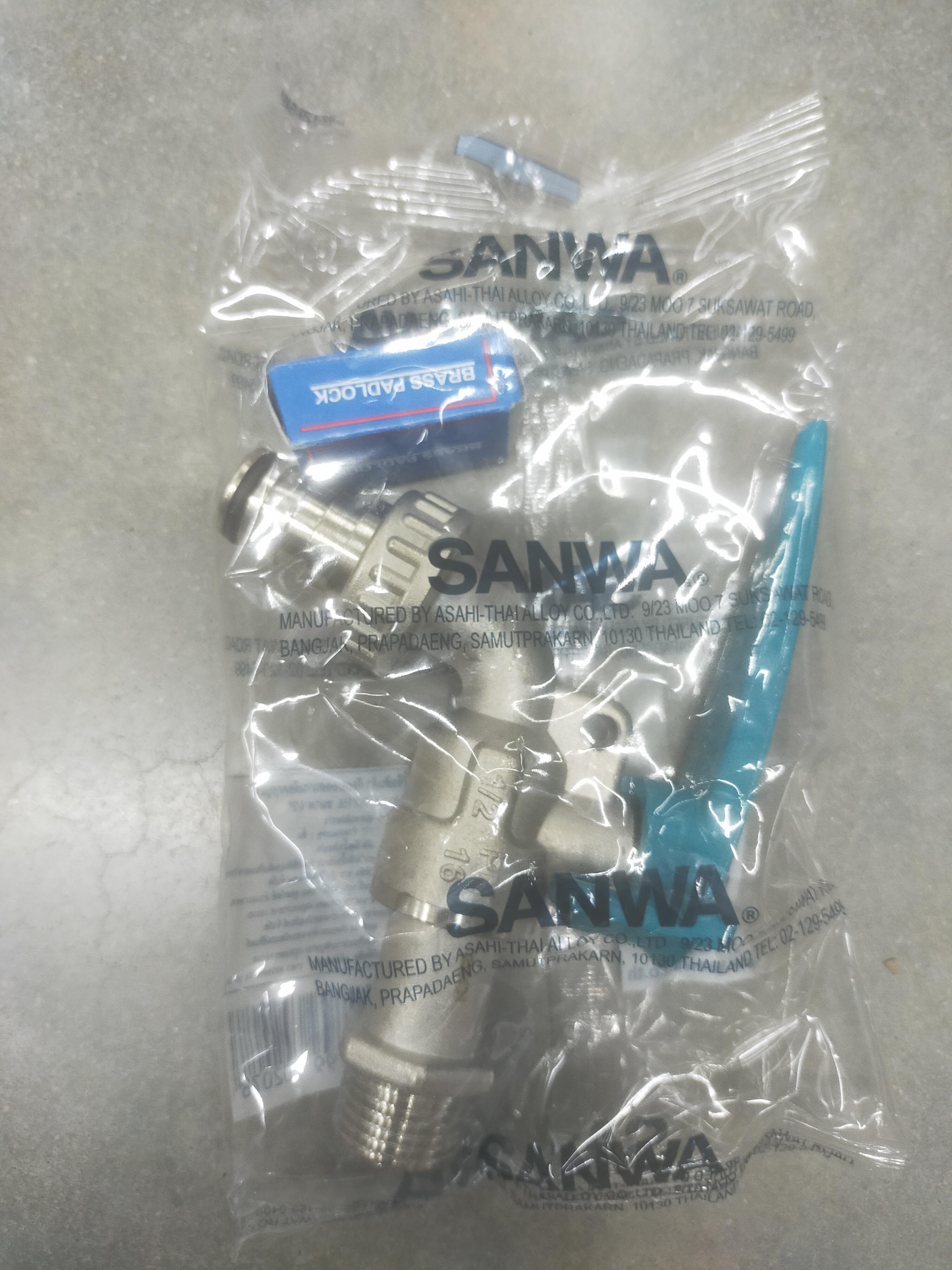 SANWA ก๊อกบอลสนามกุญแจ CKT15 L 1/2 SANWA ก๊อกบอลสนามกุญแจ CKT15 L 1/2 - ดำรงค์โฮมพลัส
