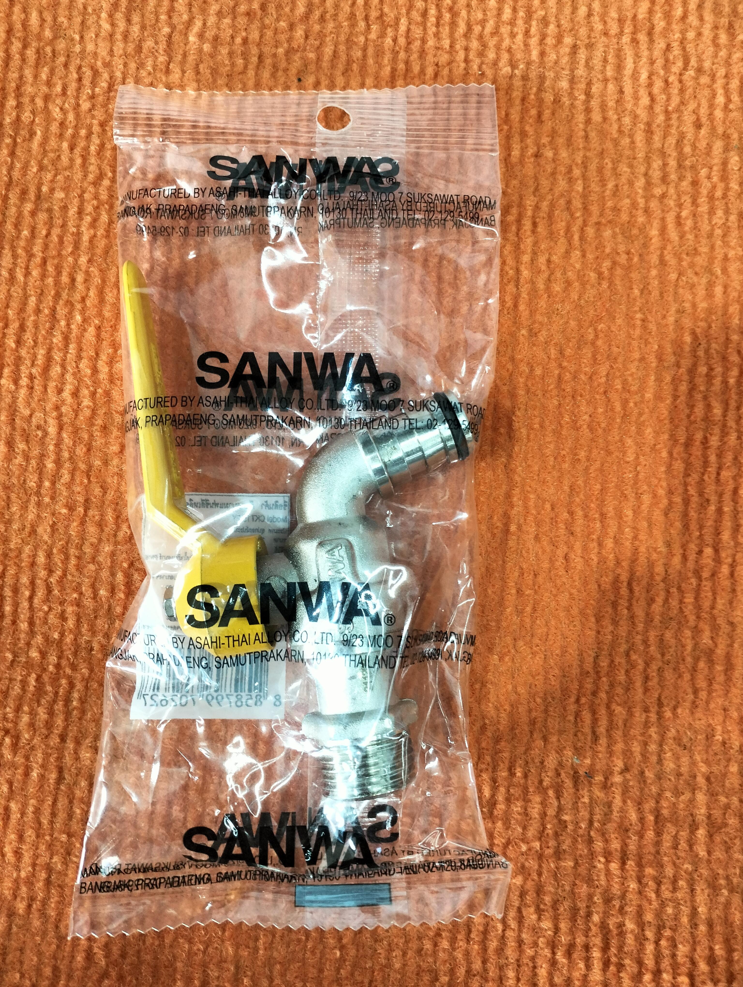 SANWA ก๊อกแฟนซีสนาม CKT15 FC Y 1/2 สีเหลือง (10อัน/กล่อง) SANWA ก๊อกแฟนซีสนาม CKT15 FC Y 1/2 สีเหลือง (10อัน/กล่อง) - ดำรงค์โฮมพลัส