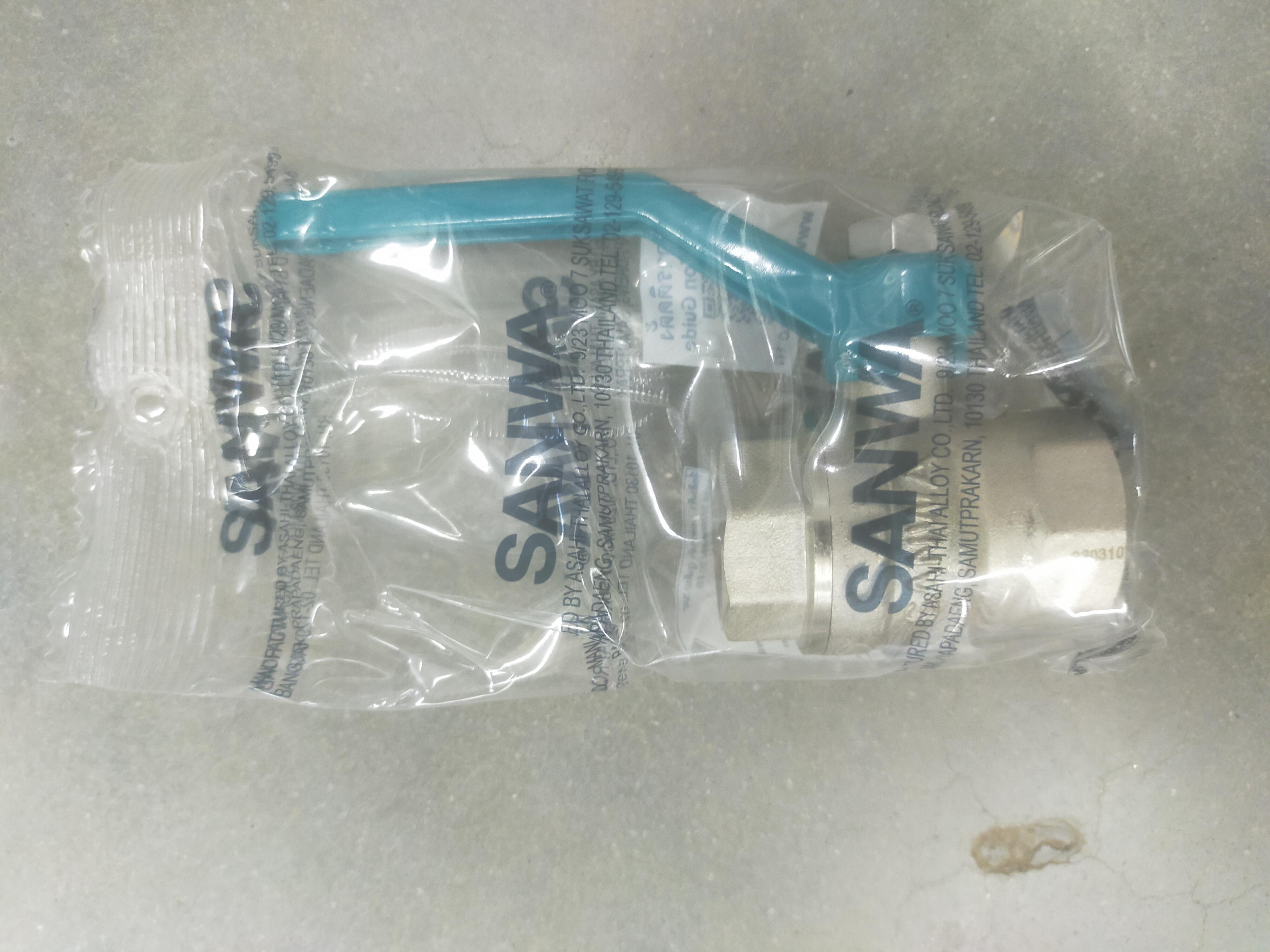 SANWA บอลวาล์ว (รูเต็ม) BV20 FB 3/4 SANWA บอลวาล์ว (รูเต็ม) BV20 FB 3/4 - ดำรงค์โฮมพลัส