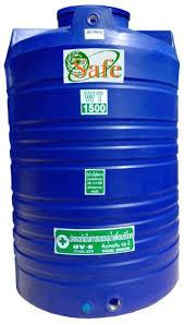 ถังน้ำบนดิน SAFE 1500ลิตร WT-1500L สีฟ้า
