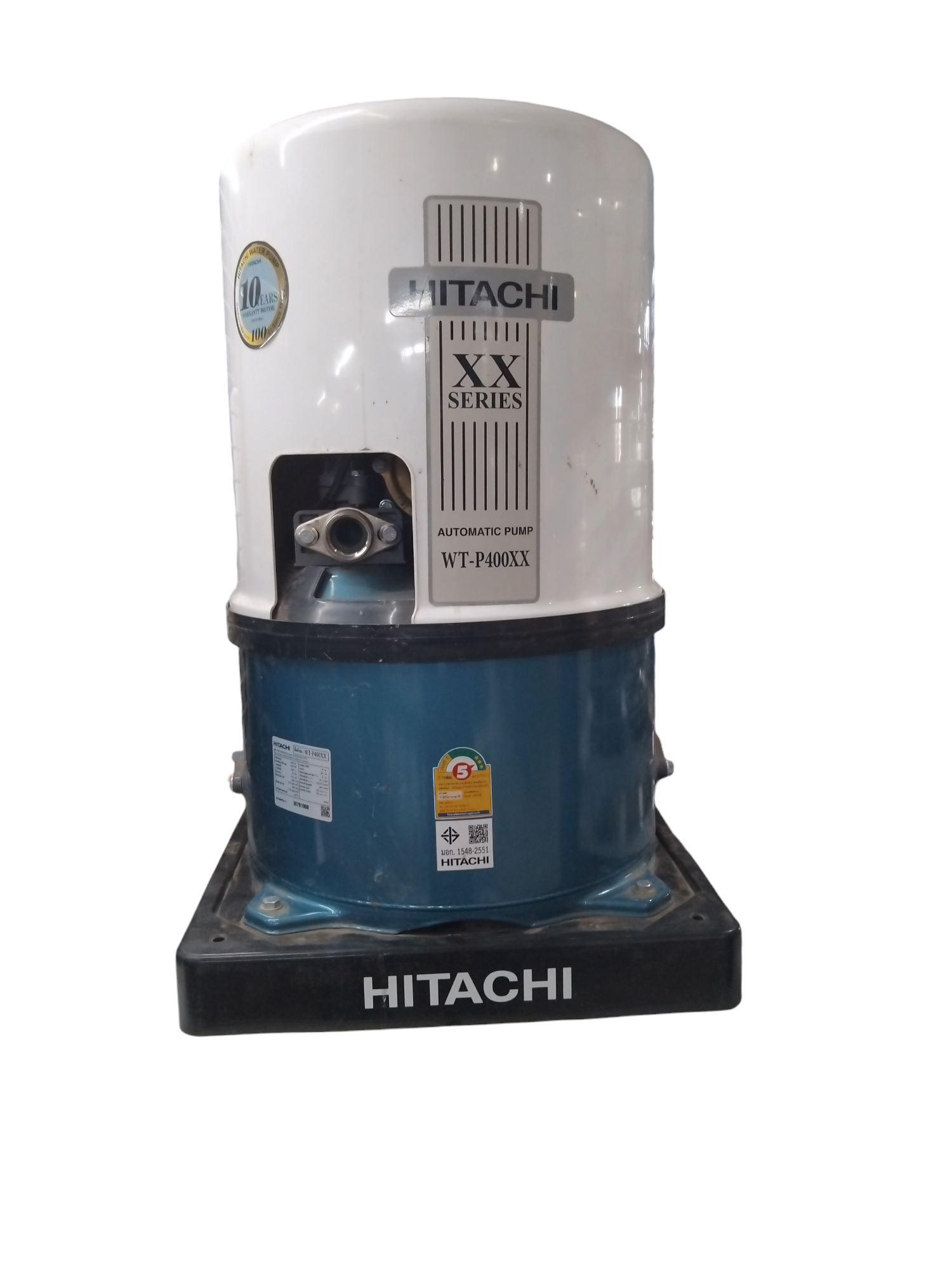 HITACHI ปั๊มน้ำอัตโนมัติ ปั๊มกลม WT-P400XX