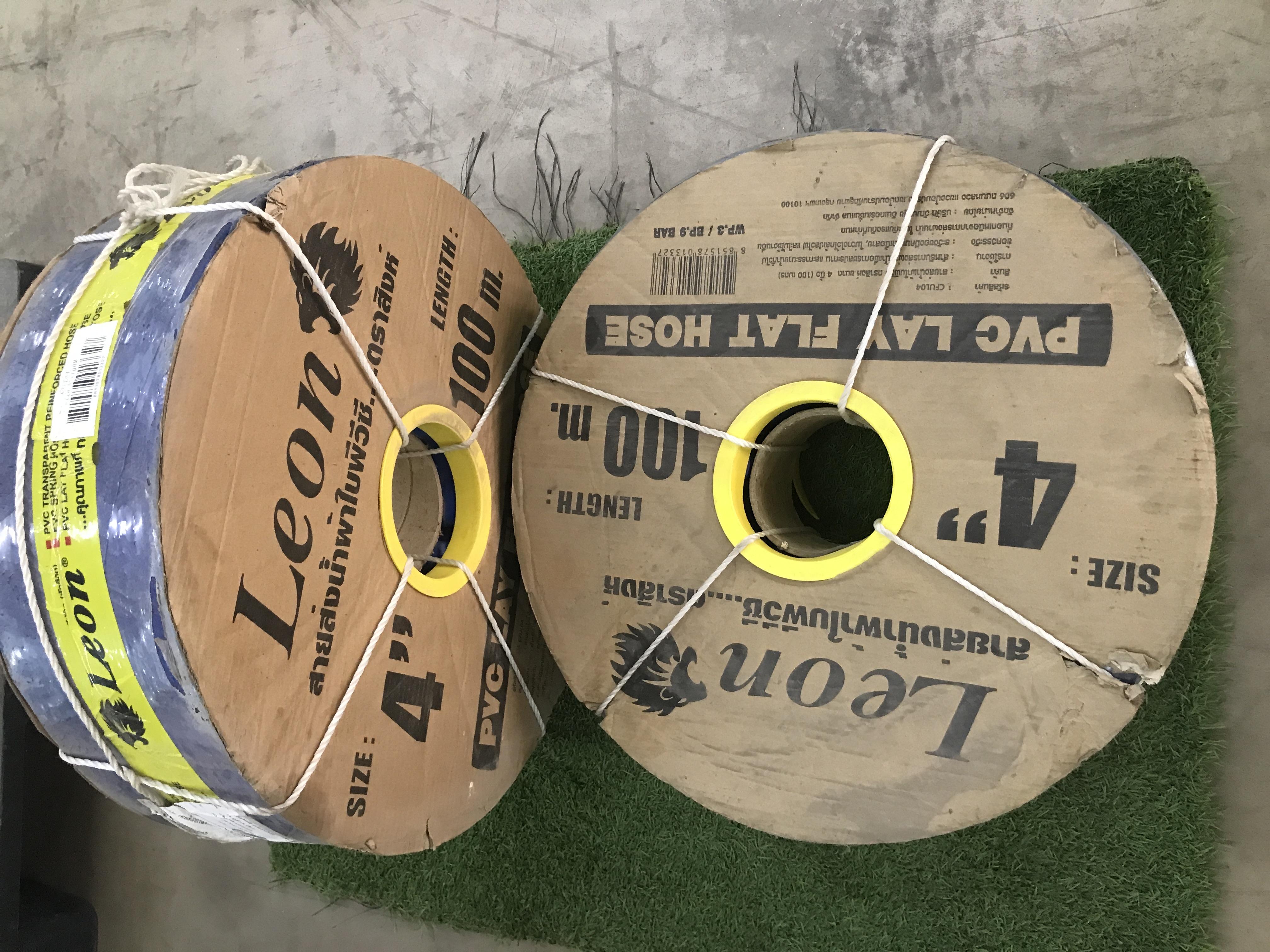 LEON สายส่งน้ำ PVC CFUL04 4BAR 4x100ม.