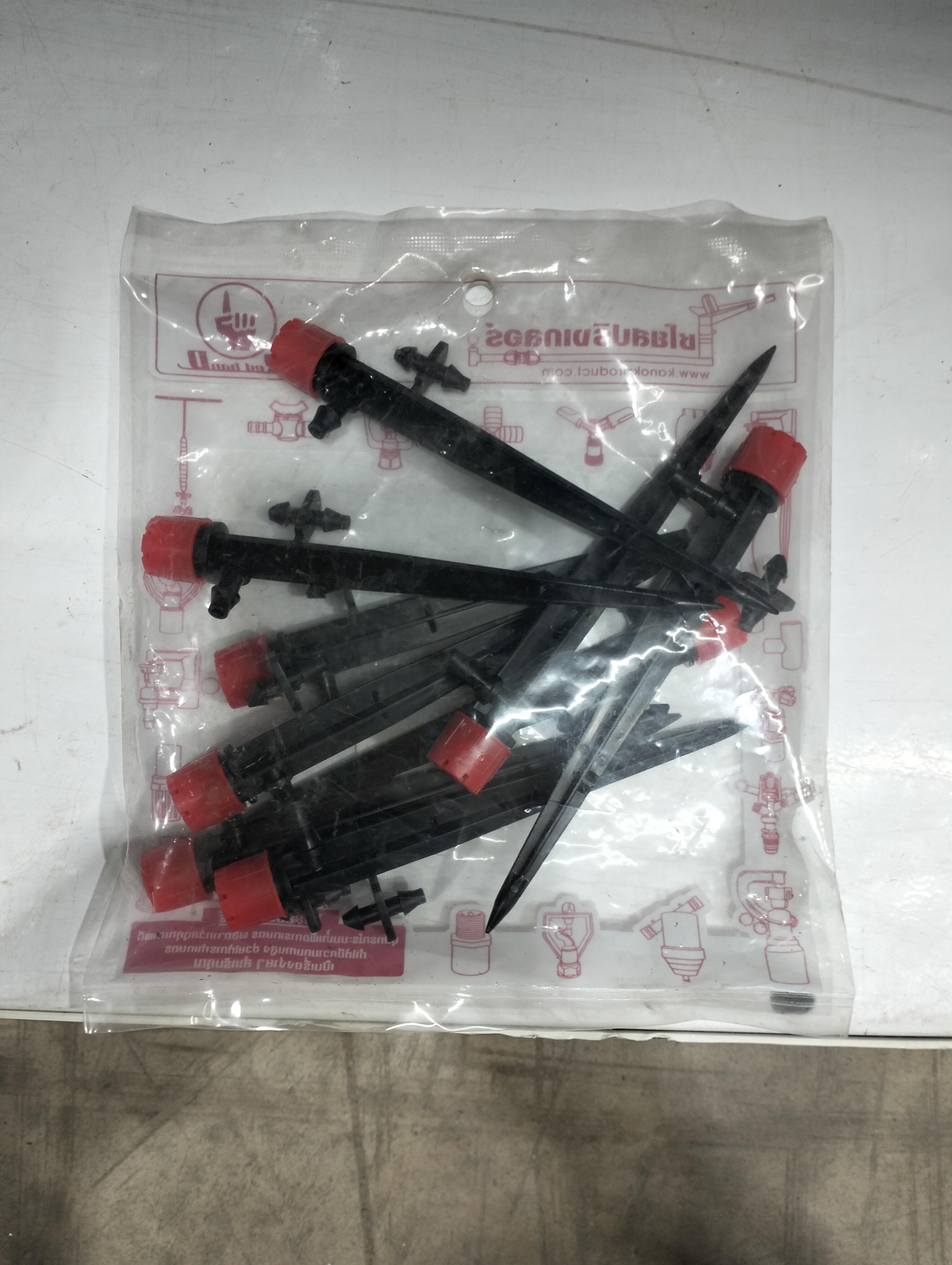 KANOK หัวน้ำหยดหมุนปรับได้ +ขาปักยาว15Cm 371-S P*10 KANOK หัวน้ำหยดหมุนปรับได้ +ขาปักยาว15Cm 371-S P*10 - ดำรงค์โฮมพลัส