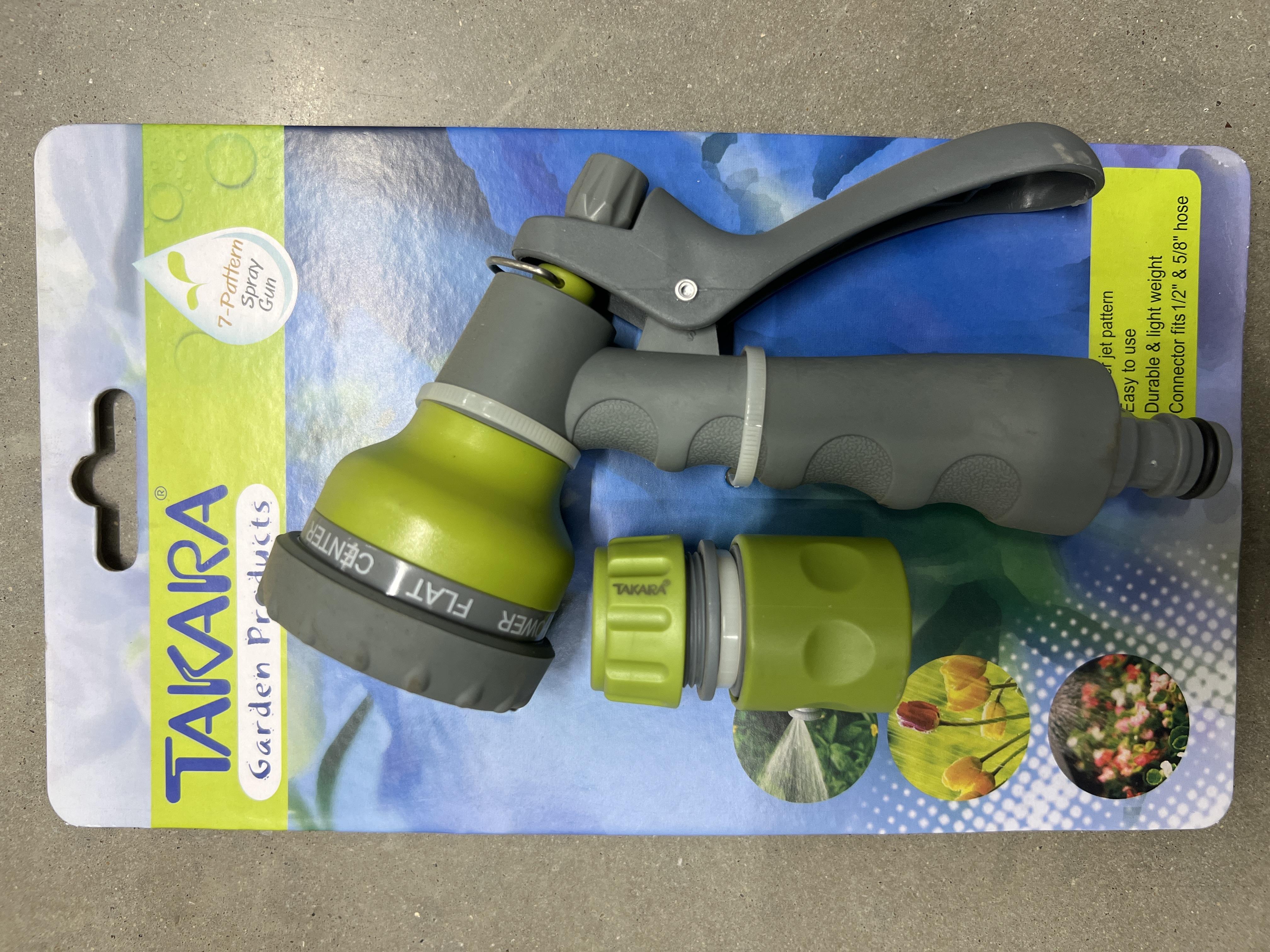 TAKARA หัวฉีดน้ำ ปรับน้ำ7รูปแบบ DGT2006 TAKARA หัวฉีดน้ำ ปรับน้ำ7รูปแบบ DGT2006 - ดำรงค์โฮมพลัส
