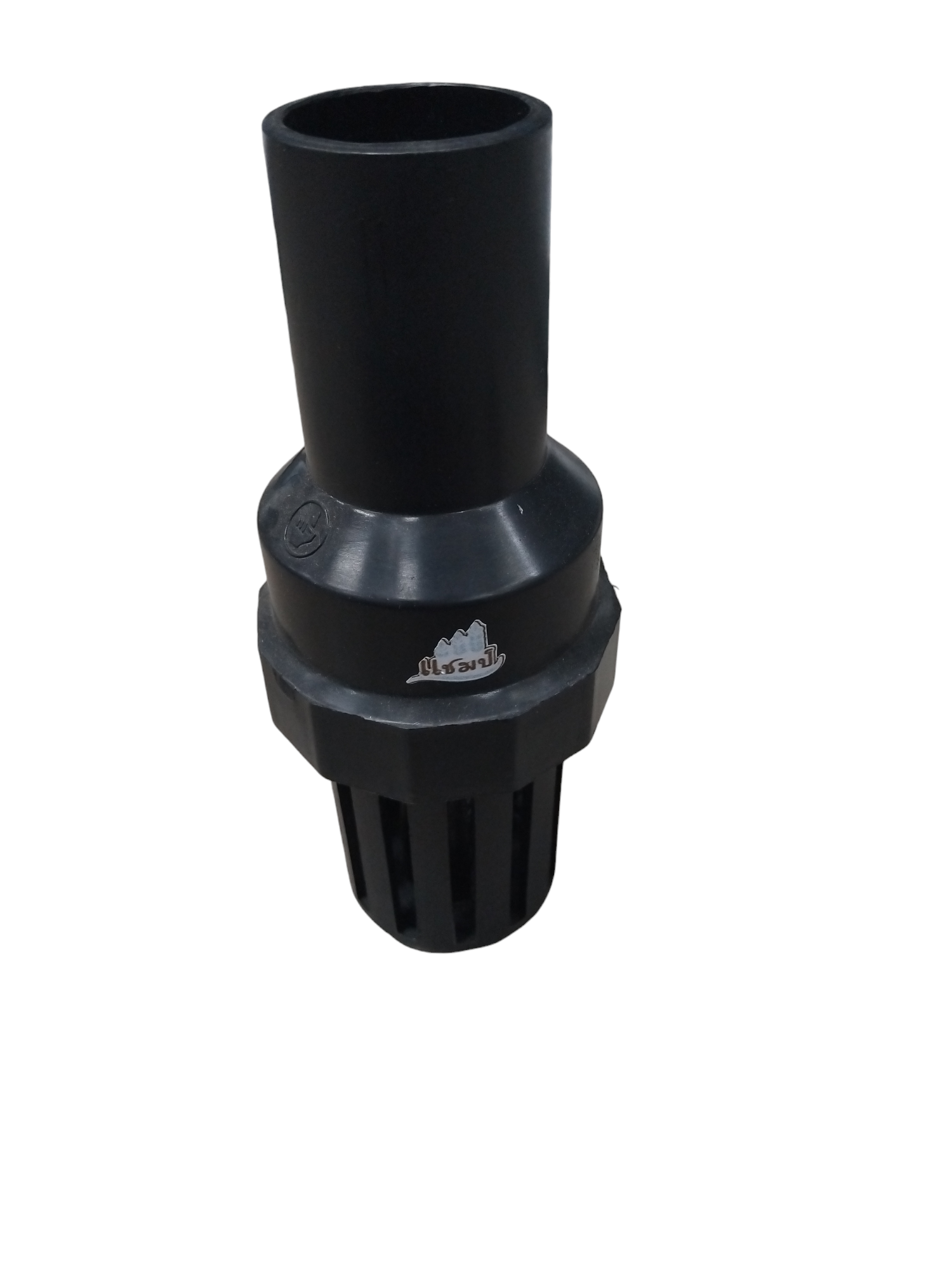 KANOK ฟุตวาล์ว,หัวดูดน้ำสวมอุปกรณ์PVC 1 1/2 ดำ 233-40-CP