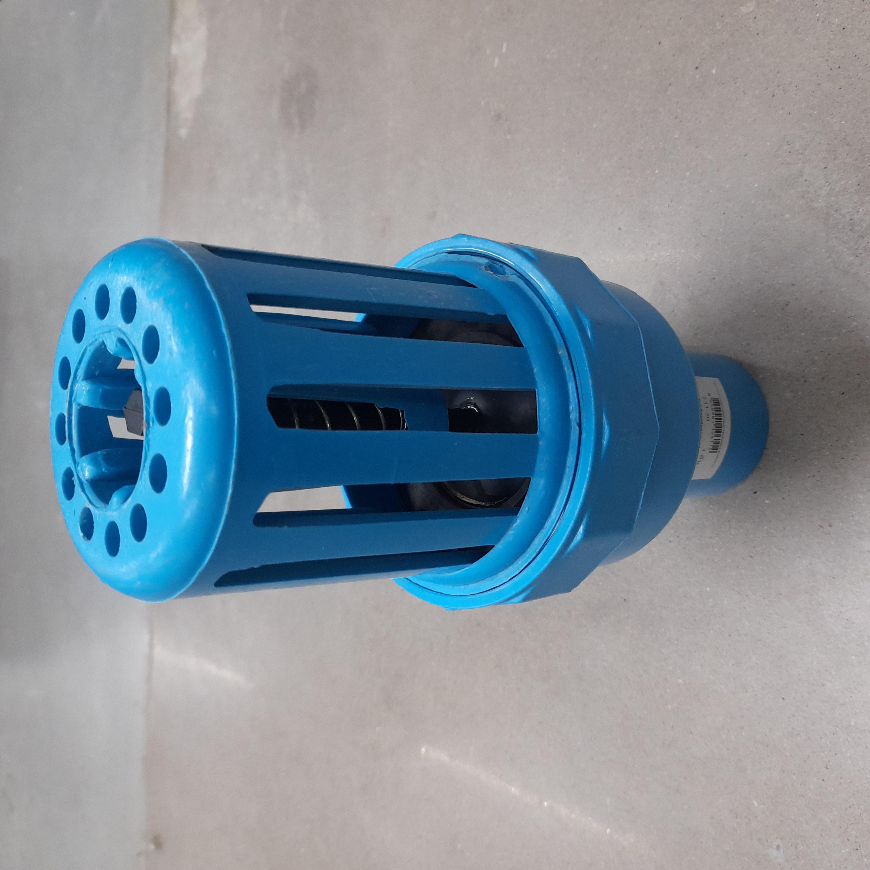 KANOK ฟุตวาล์วสวมอุปกรณ์PVC ลิ้นน้ำไทยสวมท่อ1-1/2นิ้ว ฟ้า 2นิ้ว 233-50
