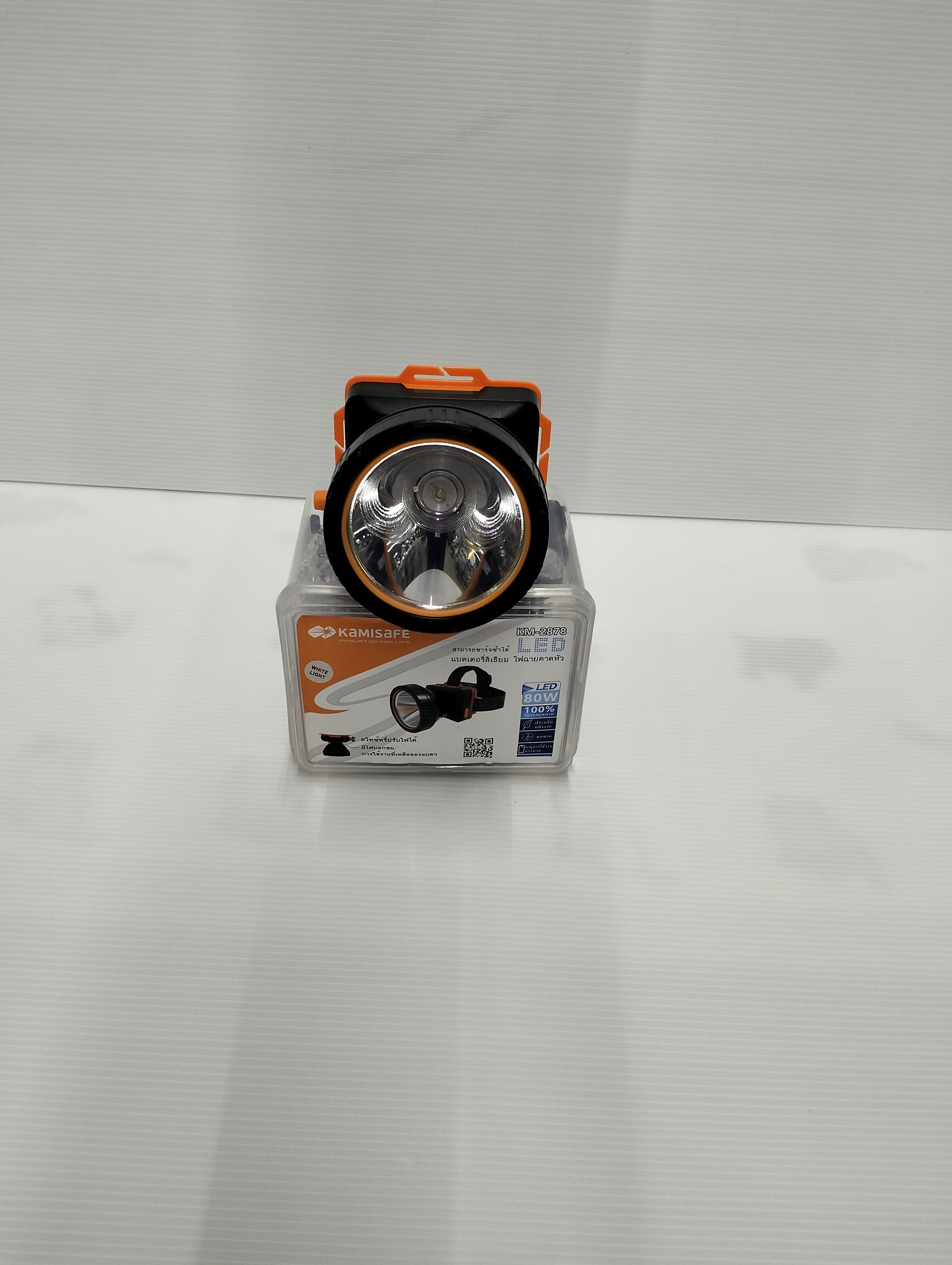 KAMISAFE ไฟคาดหัว LED KM-2878L 80W (40/ลัง) KAMISAFE ไฟคาดหัว LED KM-2878L 80W (40/ลัง) - ดำรงค์โฮมพลัส