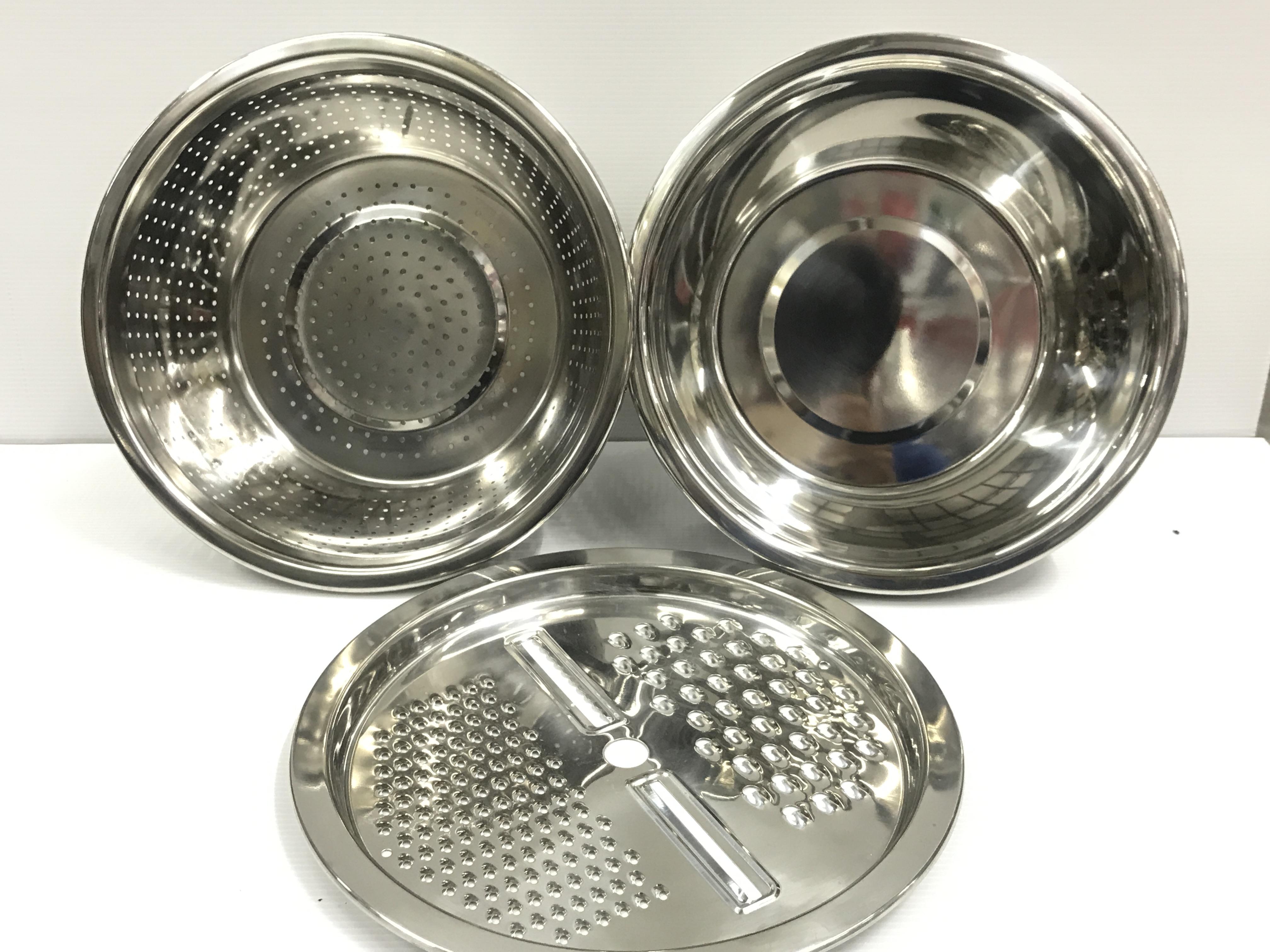 MEIER กะละมังล้างผัก เซท 3ใบ ME-S26 (26 CM.) MEIER กะละมังล้างผัก เซท 3ใบ ME-S26 (26 CM.) - ดำรงค์โฮมพลัส