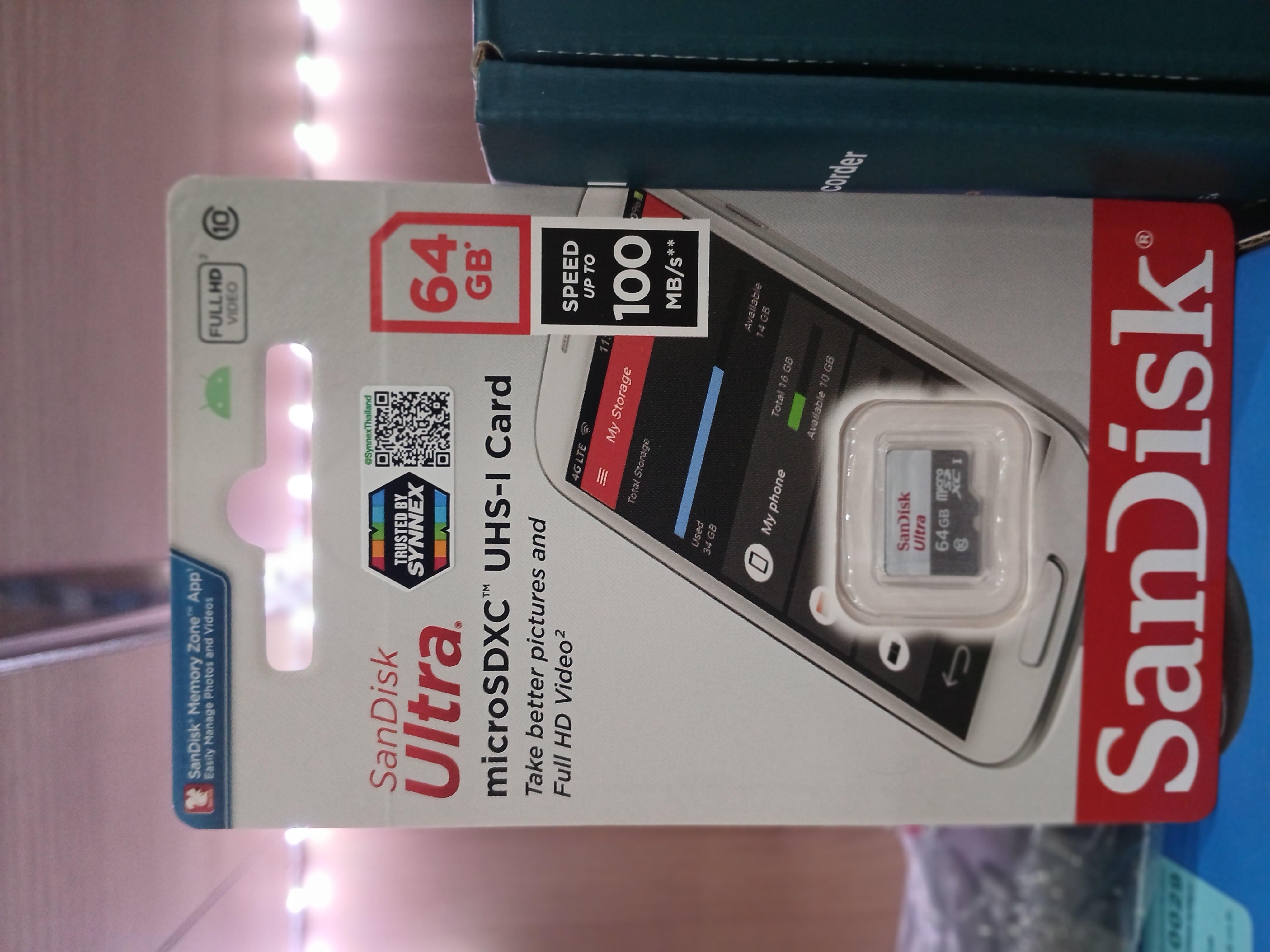 Sandisk SD Card SDSQUNR-064G-GN3MN 64GB