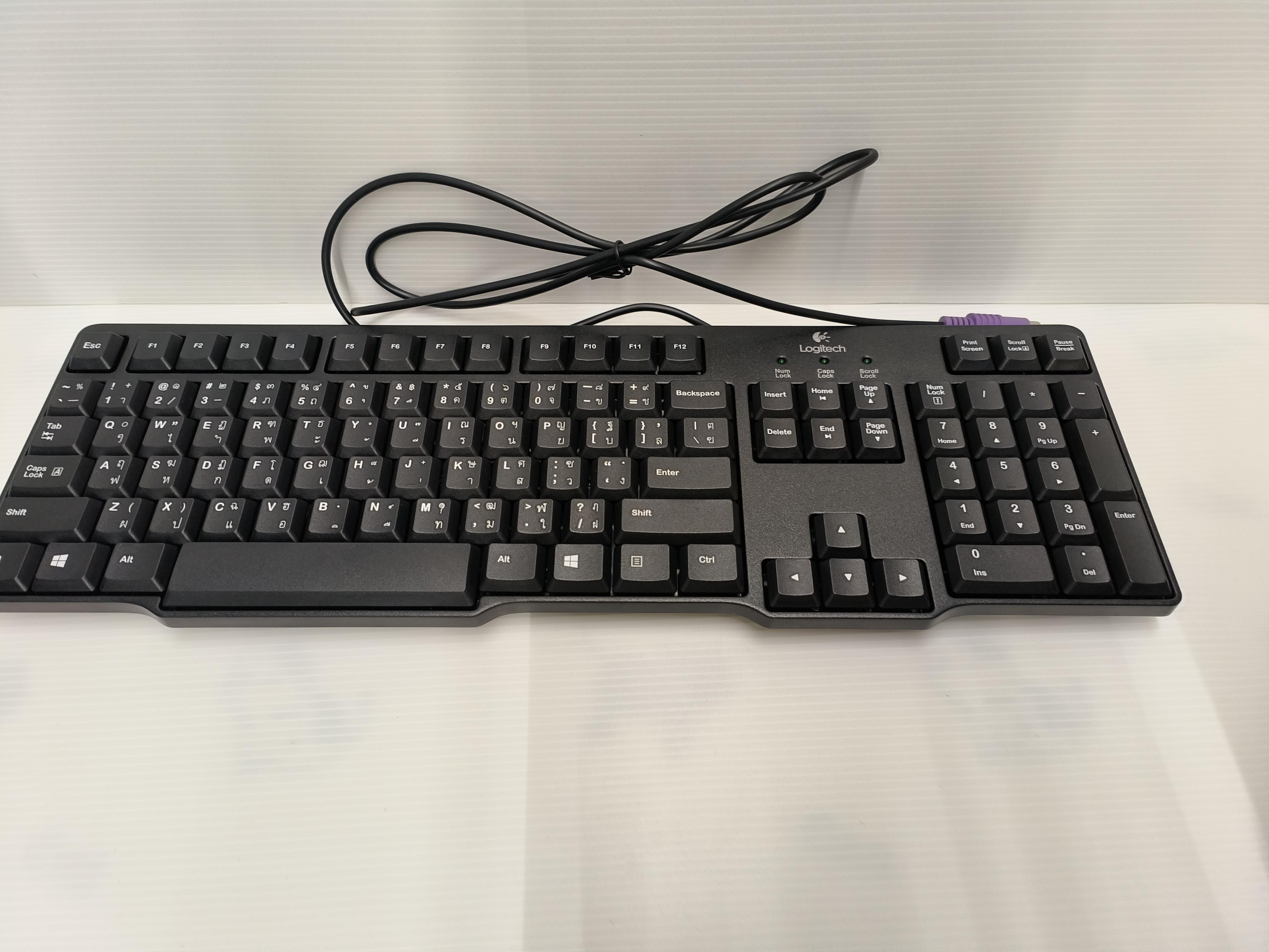 คีย์บอร์ด LOGITECH CLASSIC MK100BK WITH MOUSE