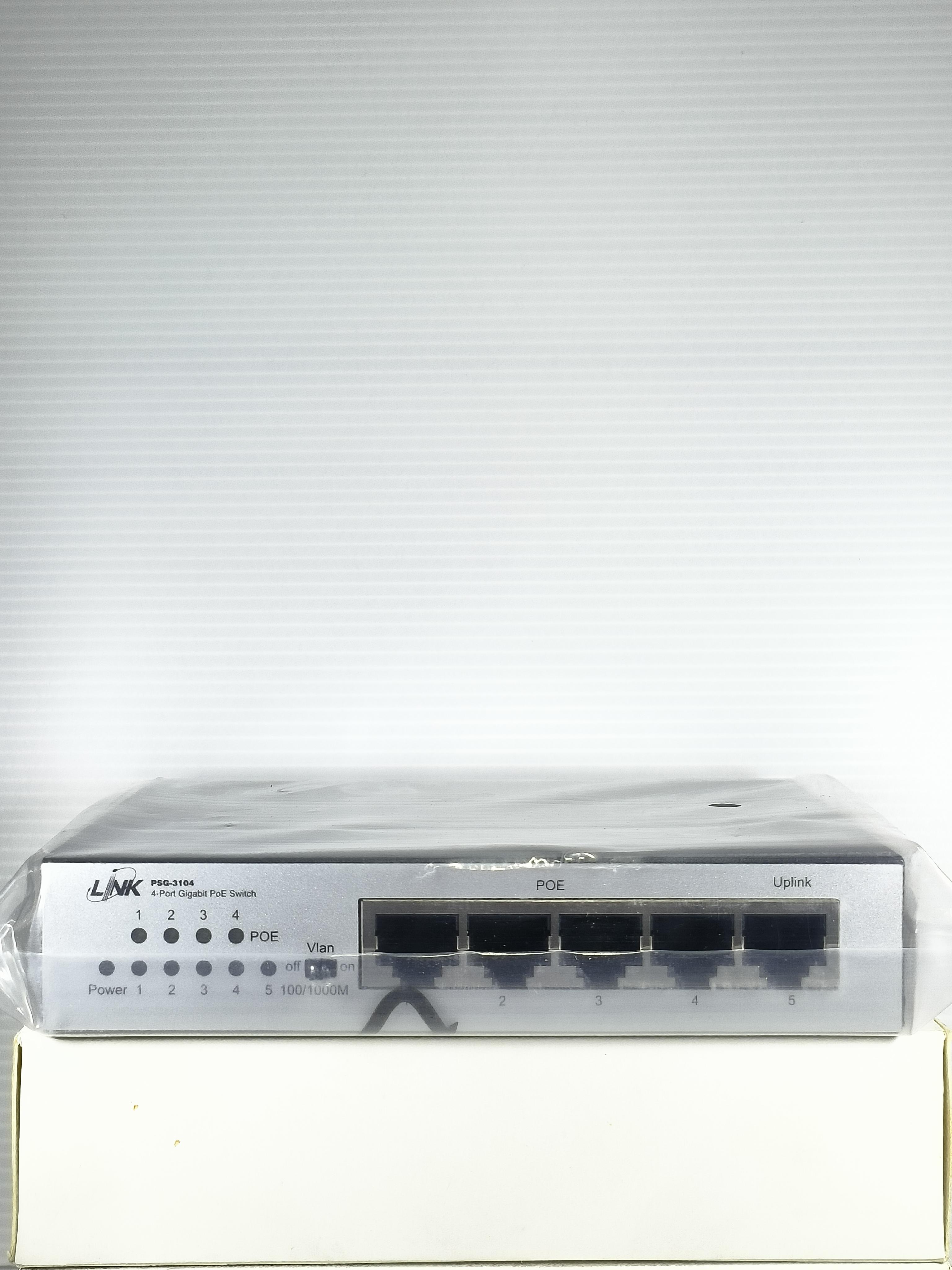 LINK 4 PORT GIGABIT PoE SWITCH PSG3104