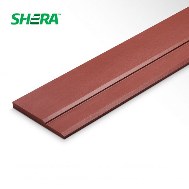 เชิงชายเฌอร่า รุ่นวันพลัส 2.2*23.5*400 สีแดงมะฮอกกานี
