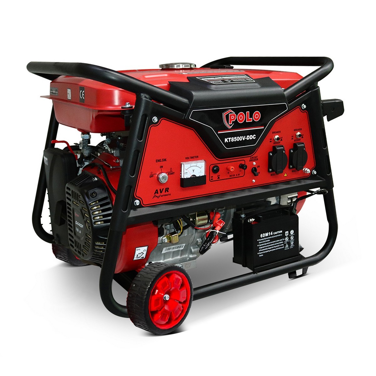 POLO เครื่องกำเนิดไฟฟ้า KT8500V-DDC 7.0-7.8KW POLO เครื่องกำเนิดไฟฟ้า KT8500V-DDC 7.0-7.8KW - ดำรงค์โฮมพลัส