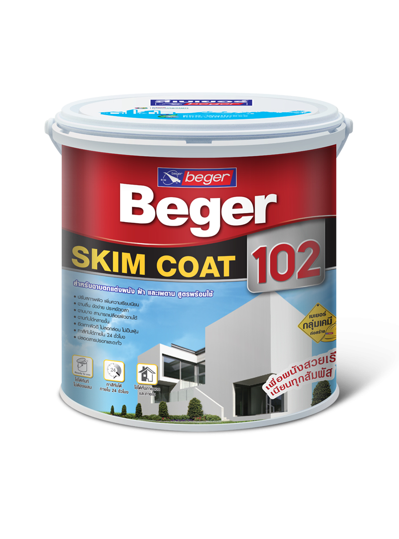 BEGER สกิมโค้ต 102 (สูตรพร้อมใช้) เบเยอร์ 5kg. BEGER สกิมโค้ต 102 (สูตรพร้อมใช้) เบเยอร์ 5kg. - ดำรงค์โฮมพลัส
