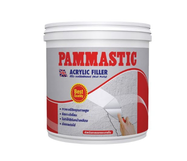 สีโป้ว อะคริลิค ฟิลเลอร์ ปามมาสติก #AF000 (1/4กล.) PAMMATIC