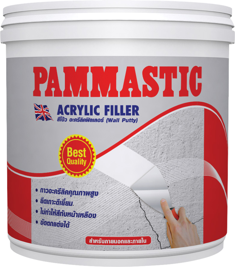 สีโป้ว อะคริลิค ฟิลเลอร์ ปามมาสติก #AF000 1กล. PAMMATIC
