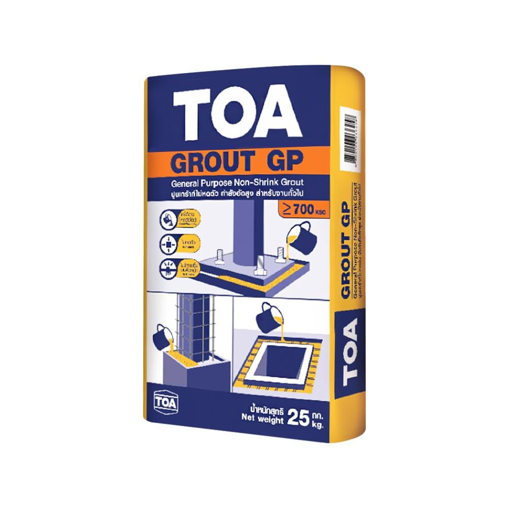 TOA นอนชริ้งค์เกร๊าท์ จีพี (ปูนเกร้าไม่หดตัว) 25กก. TOA นอนชริ้งค์เกร๊าท์ จีพี (ปูนเกร้าไม่หดตัว) 25กก. - ดำรงค์โฮมพลัส