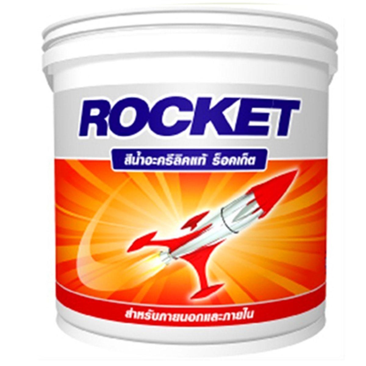 สีน้ำร็อคเก็ต สำหรับภายนอกและภายใน RM101 สีควันบุหรี่ 5กล. PAMMASTIC ROCKET