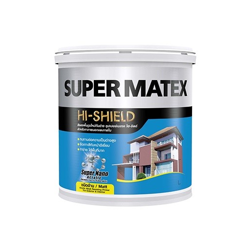 TOA สีรองพื้นปูนใหม่กันด่าง #SM0000 SUPER MATEX (5กล)