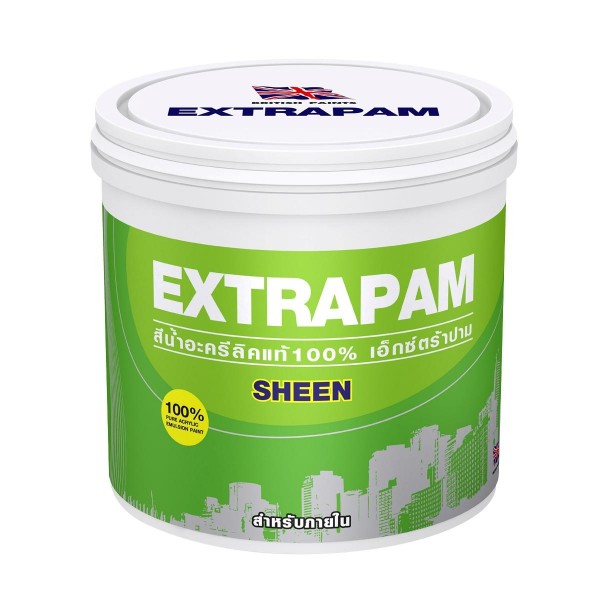 PAMMASTIC EXTRAPAM สีน้ำภายในด้าน เบส A 2.5กล.
