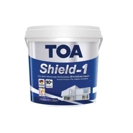 TOA สีน้ำภายนอก กึ่งเงา เบสA SHIELD 1 NANO (2.5กล)